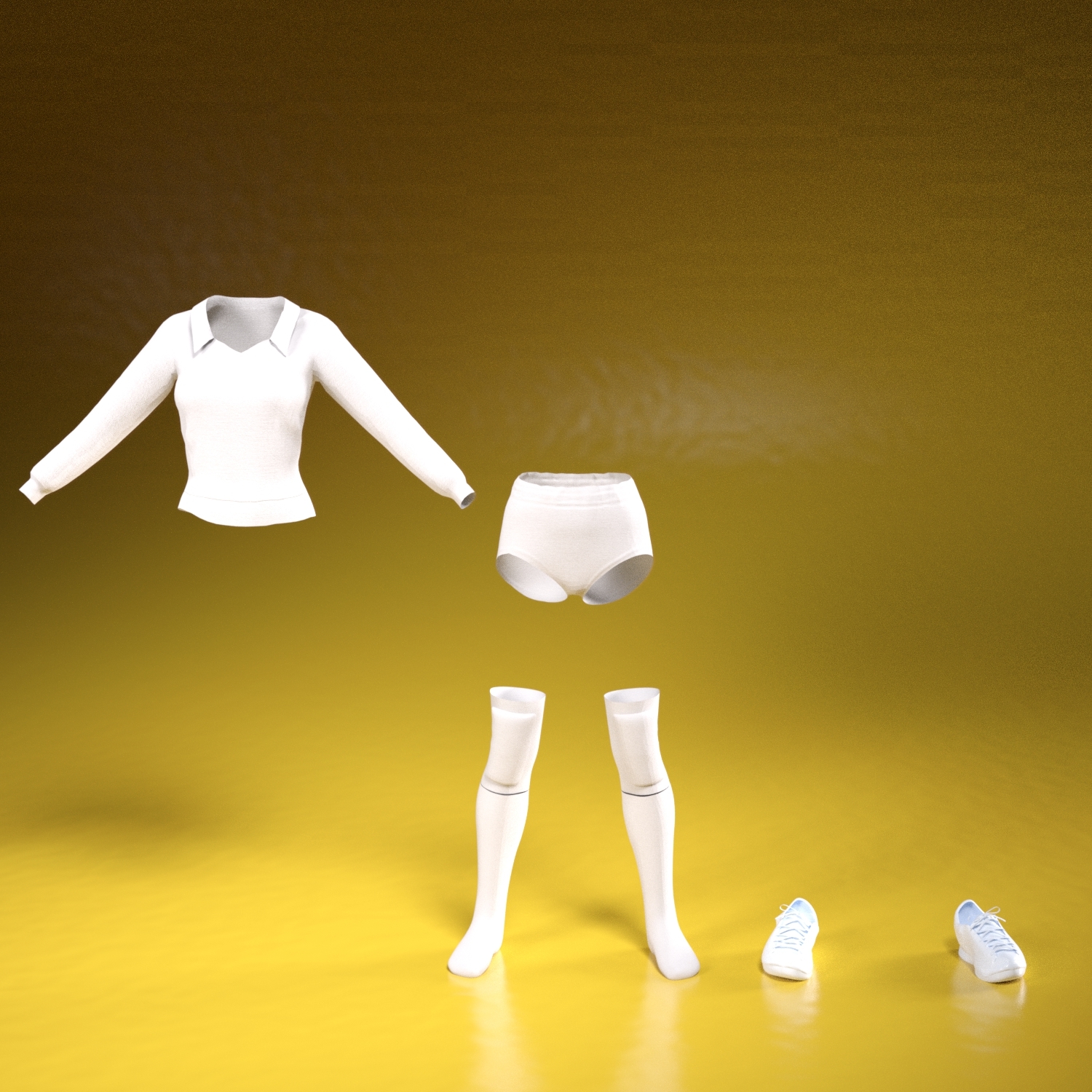 dForce Classic Vollayball Outfit for G8F by N/A