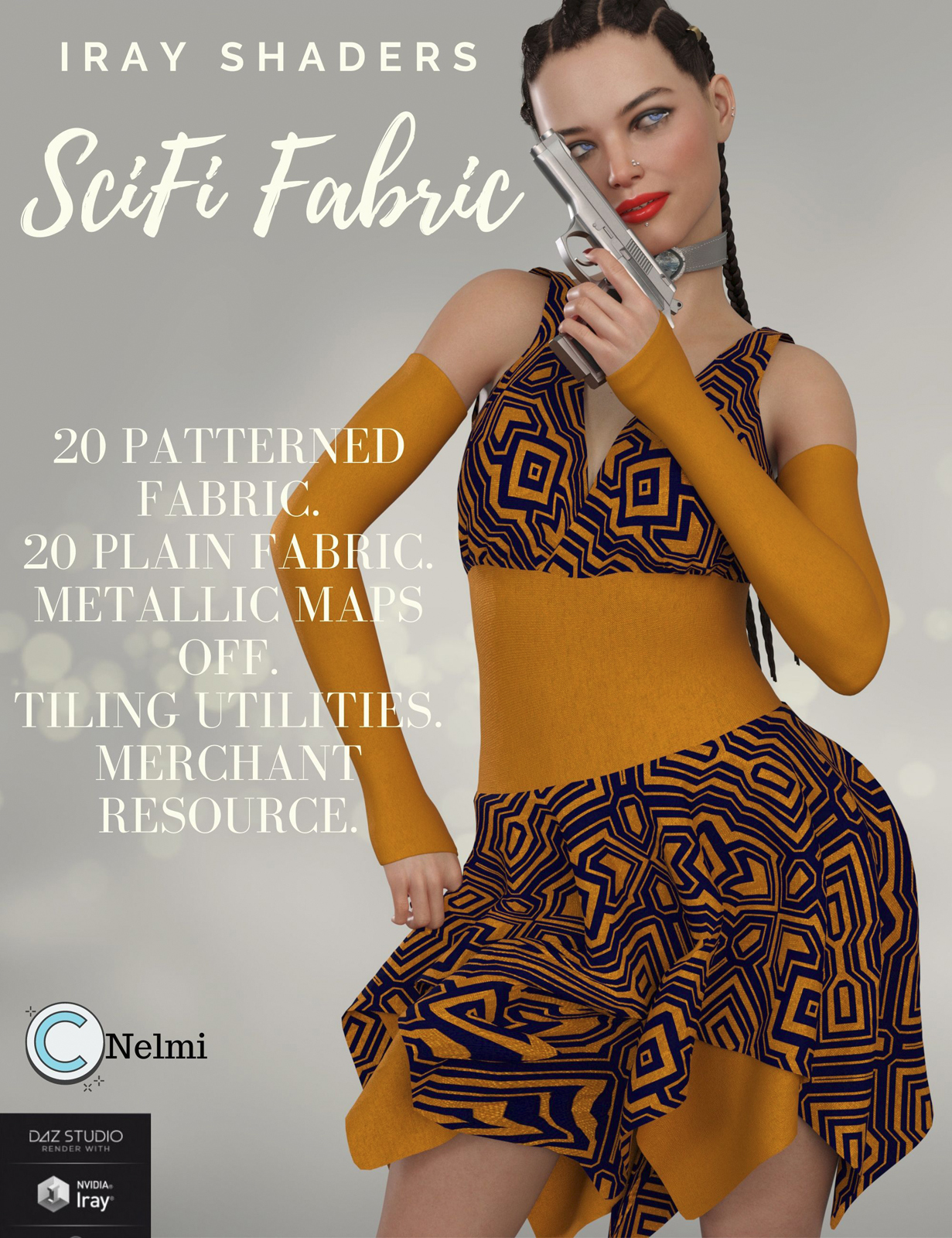 Nelmi - SciFi Fabric Iray Shaders by N/A