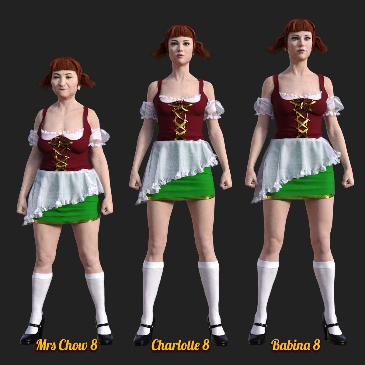 Oktoberfest Waitress for G8F by N/A
