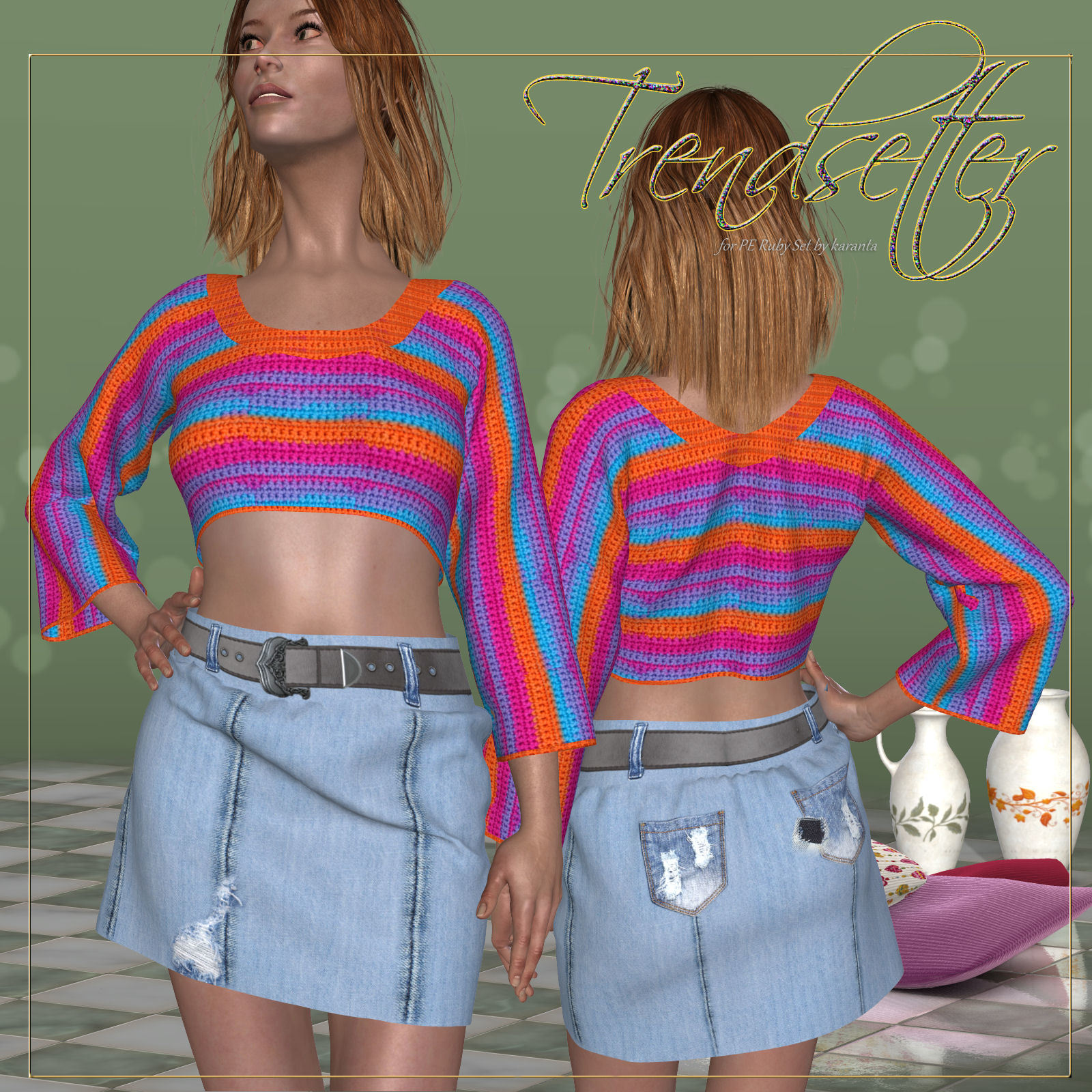 DA-Trendsetter for Ruby Set and 14 Styles for PE by karanta by N/A
