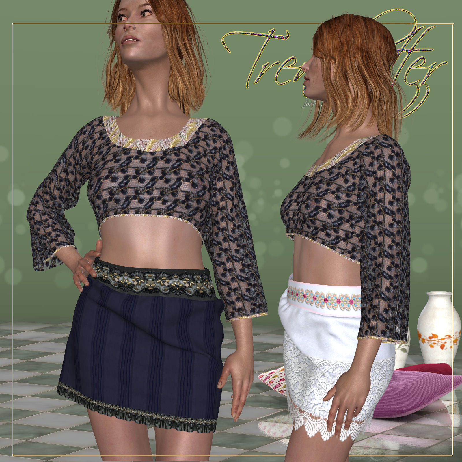 DA-Trendsetter for Ruby Set and 14 Styles for PE by karanta by N/A