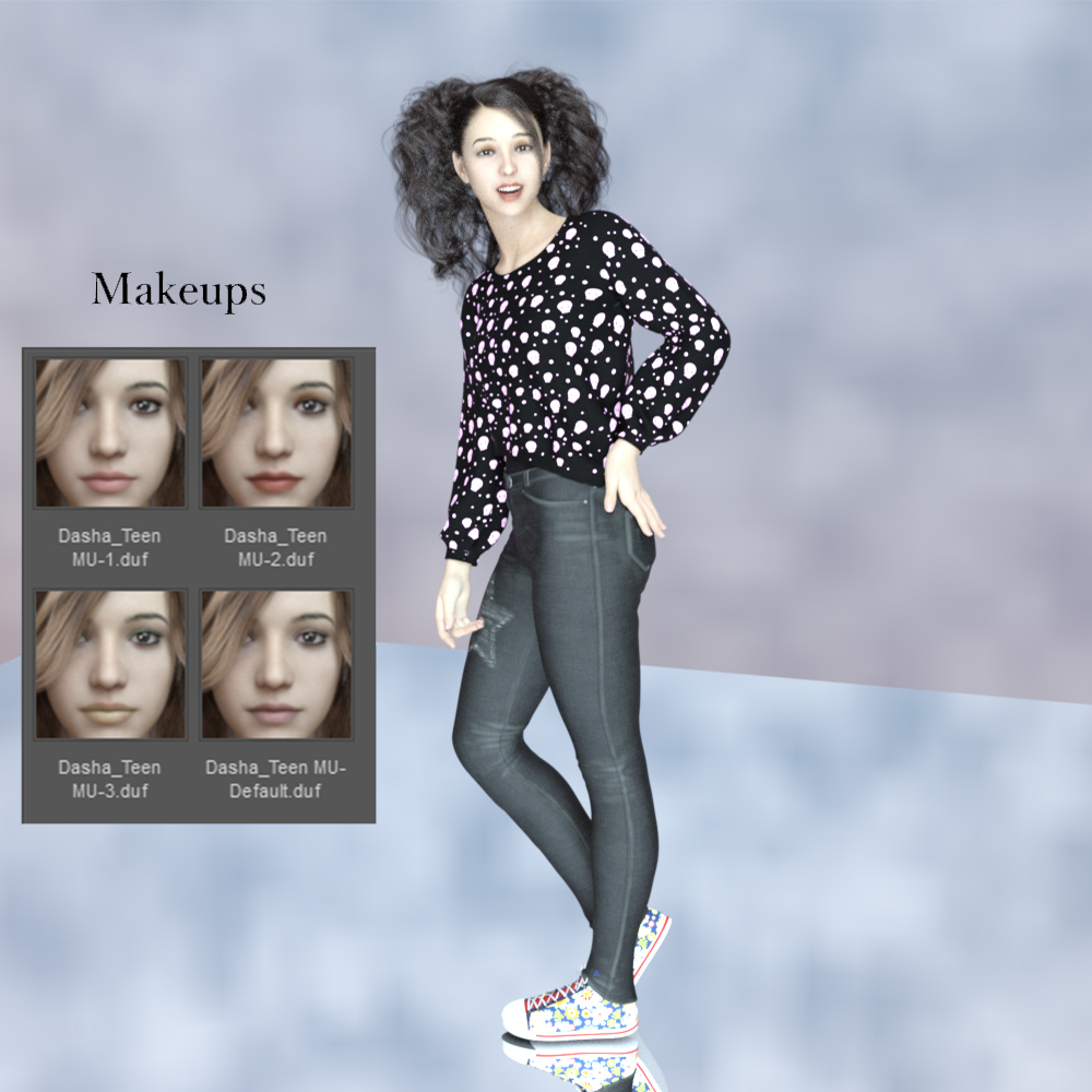 Dasha Teen Character For Genesis 8 Female by N/A