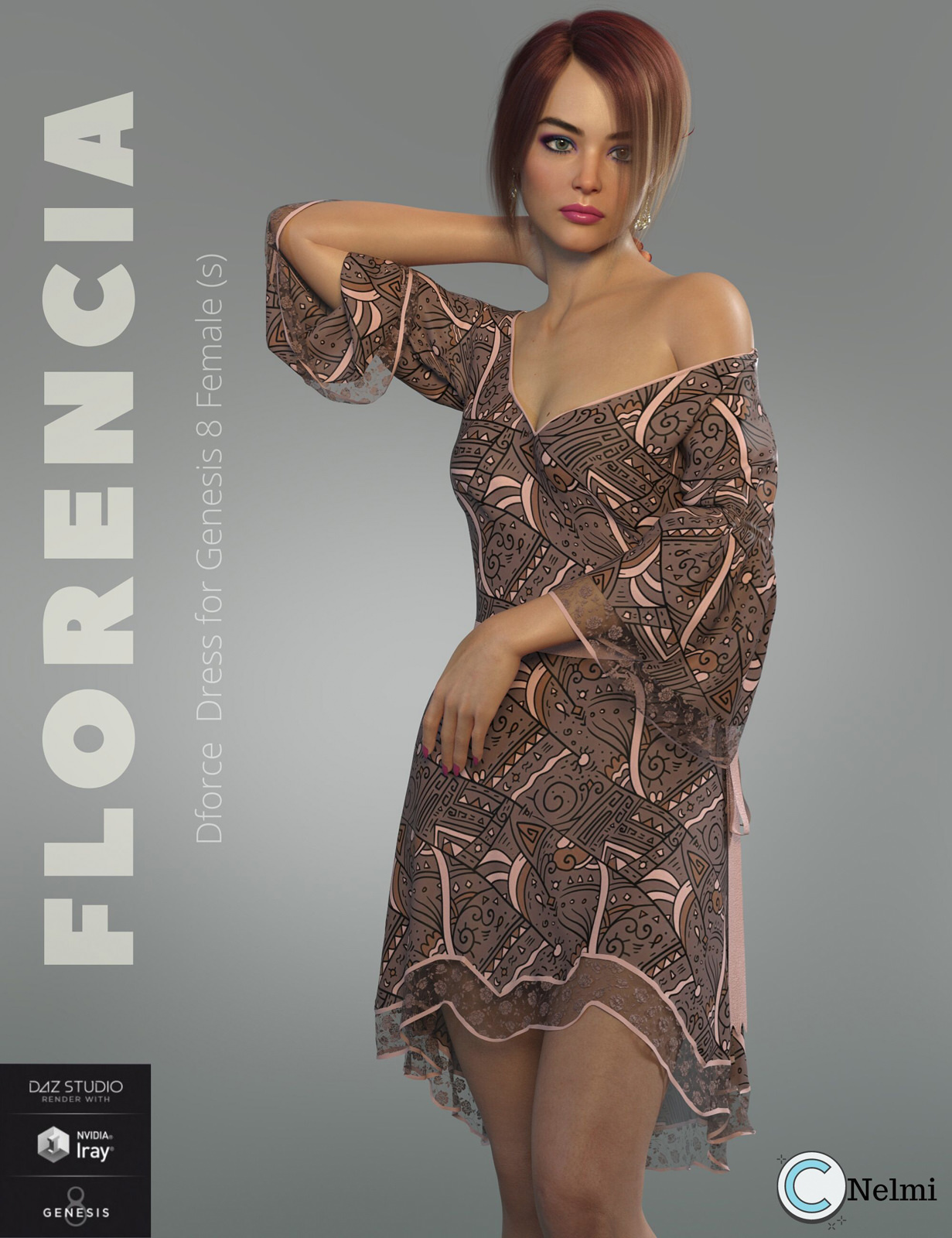 Nelmi - Dforce Florencia Dress G8F by N/A