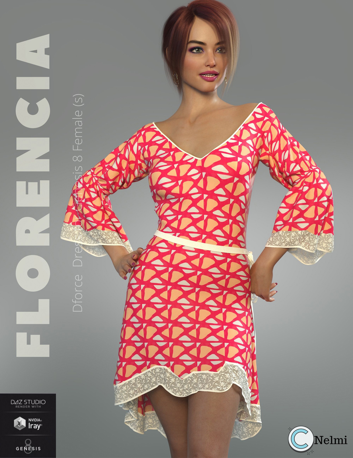 Nelmi - Dforce Florencia Dress G8F by N/A