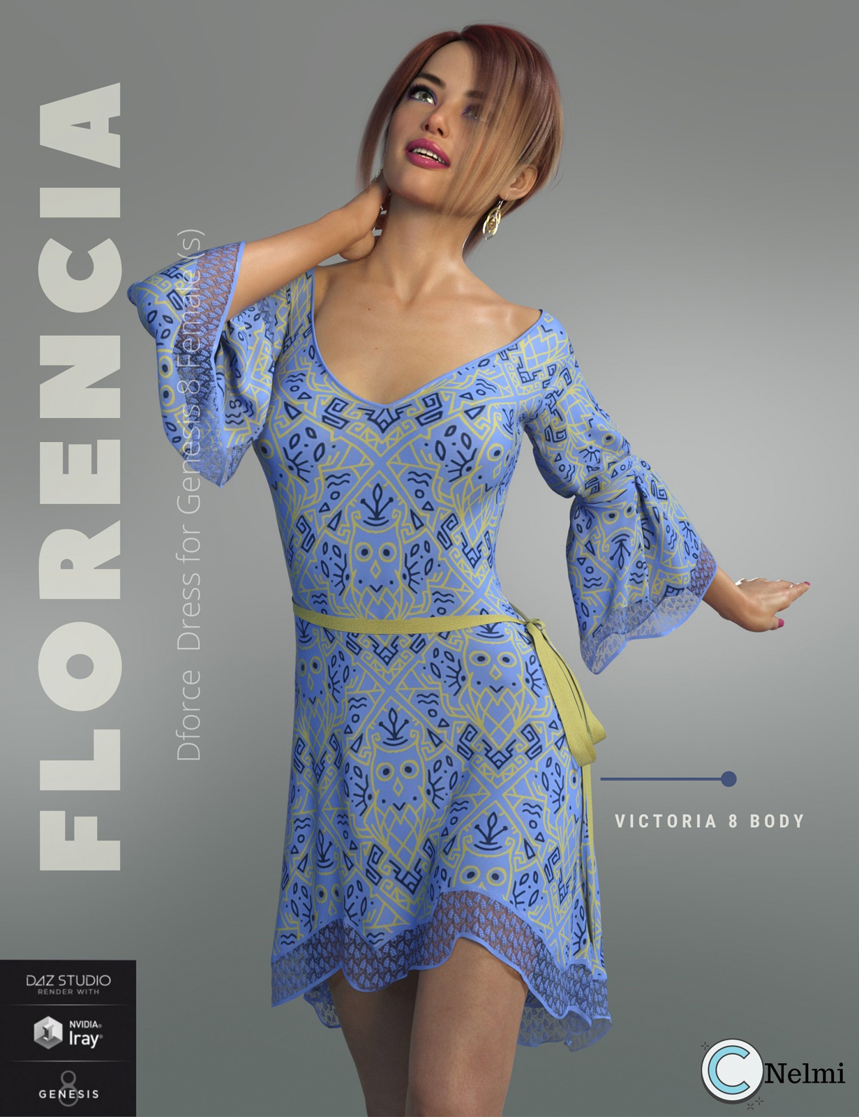 Nelmi - Dforce Florencia Dress G8F by N/A