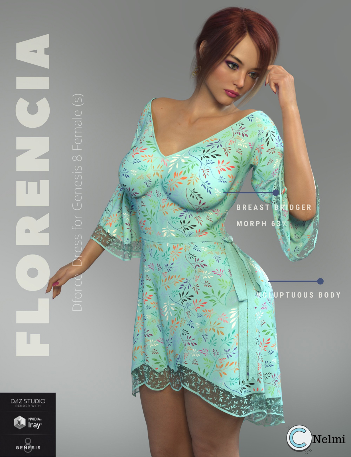 Nelmi - Dforce Florencia Dress G8F by N/A