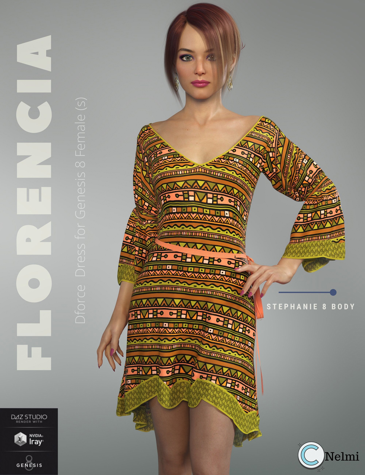 Nelmi - Dforce Florencia Dress G8F by N/A