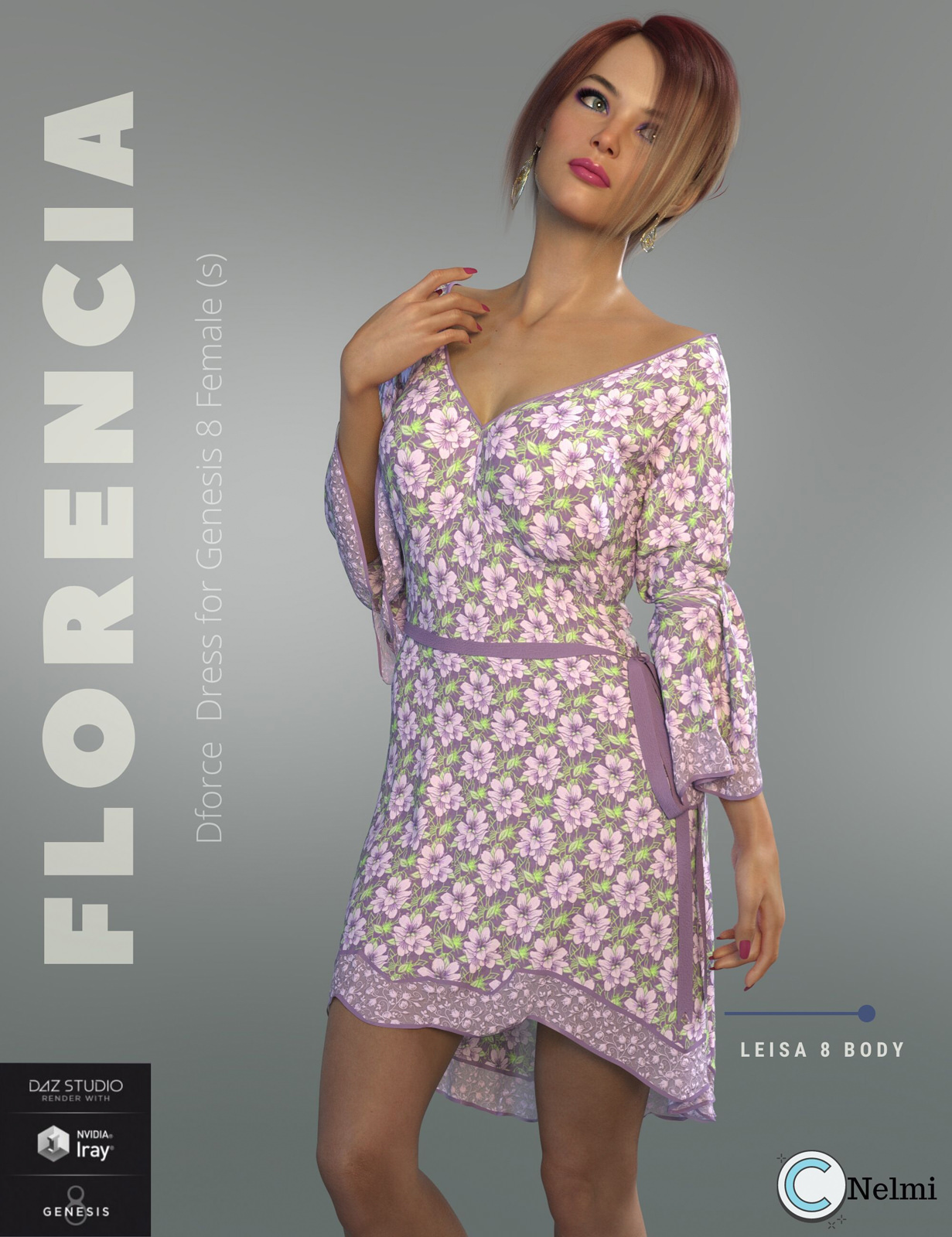 Nelmi - Dforce Florencia Dress G8F by N/A