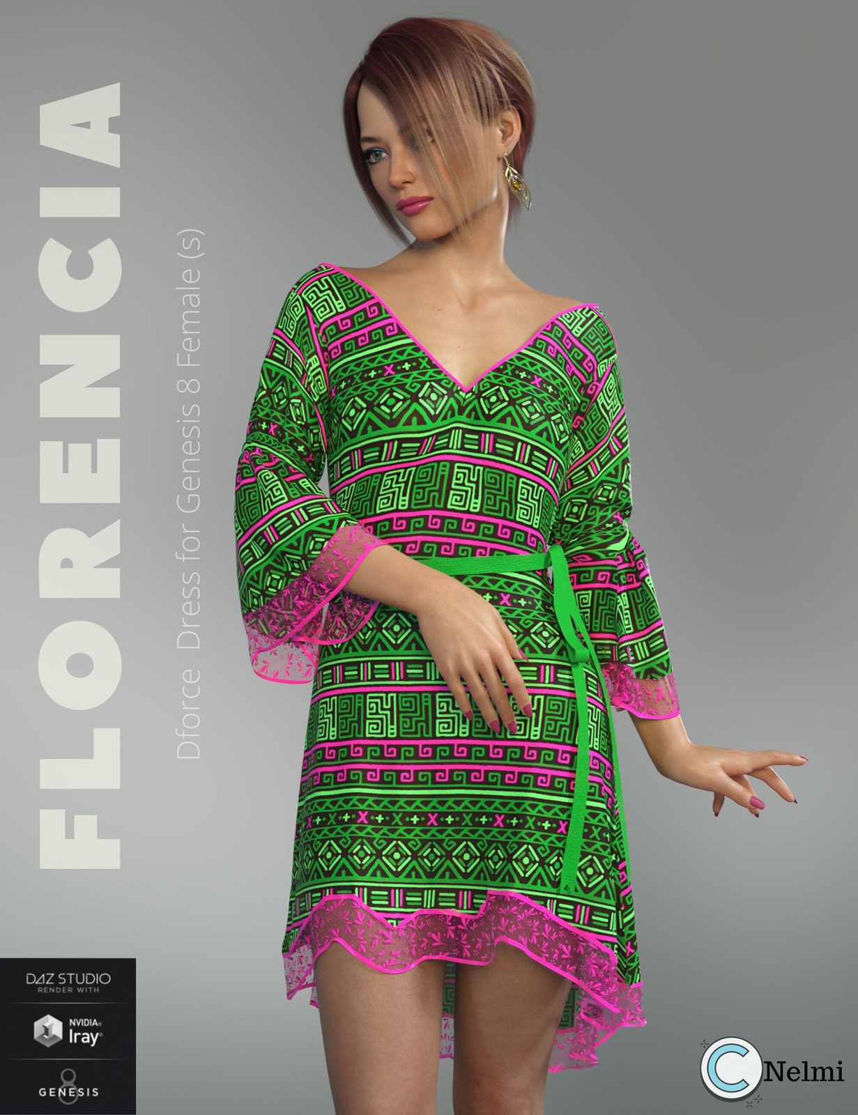 Nelmi - Dforce Florencia Dress G8F by N/A
