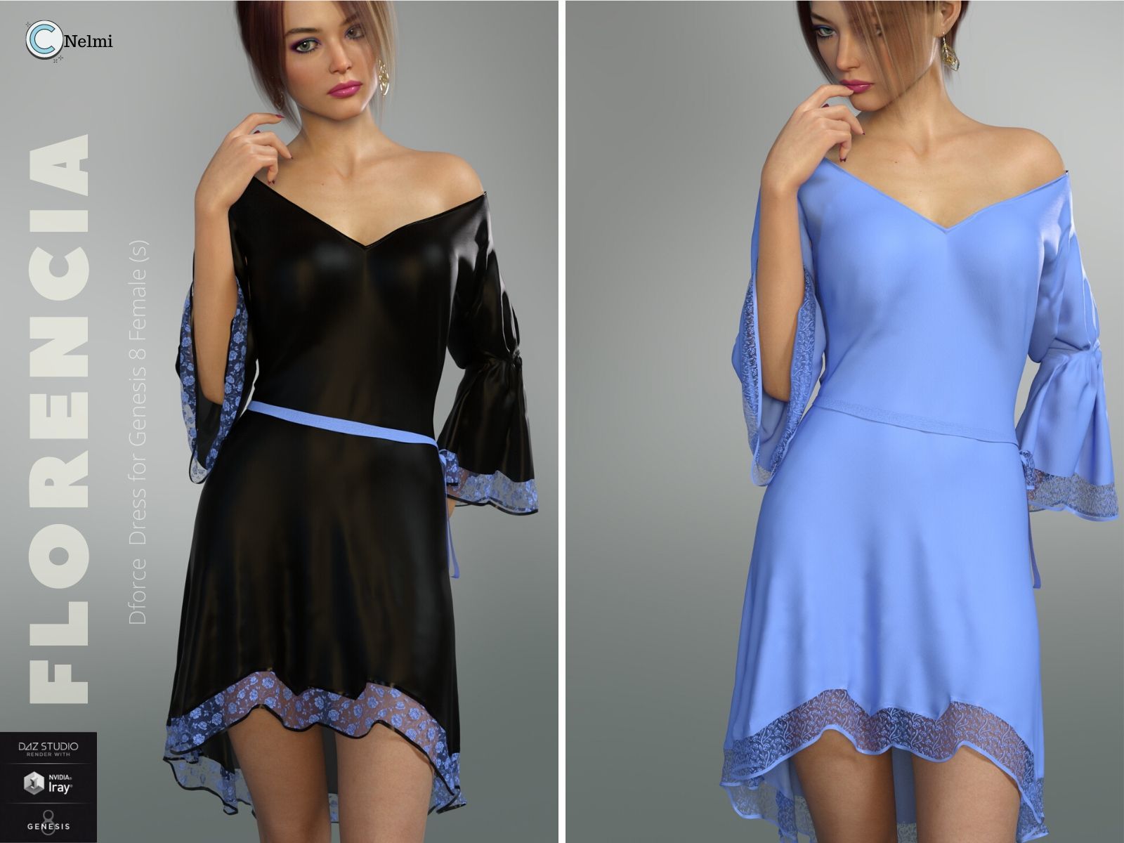 Nelmi - Dforce Florencia Dress G8F by N/A