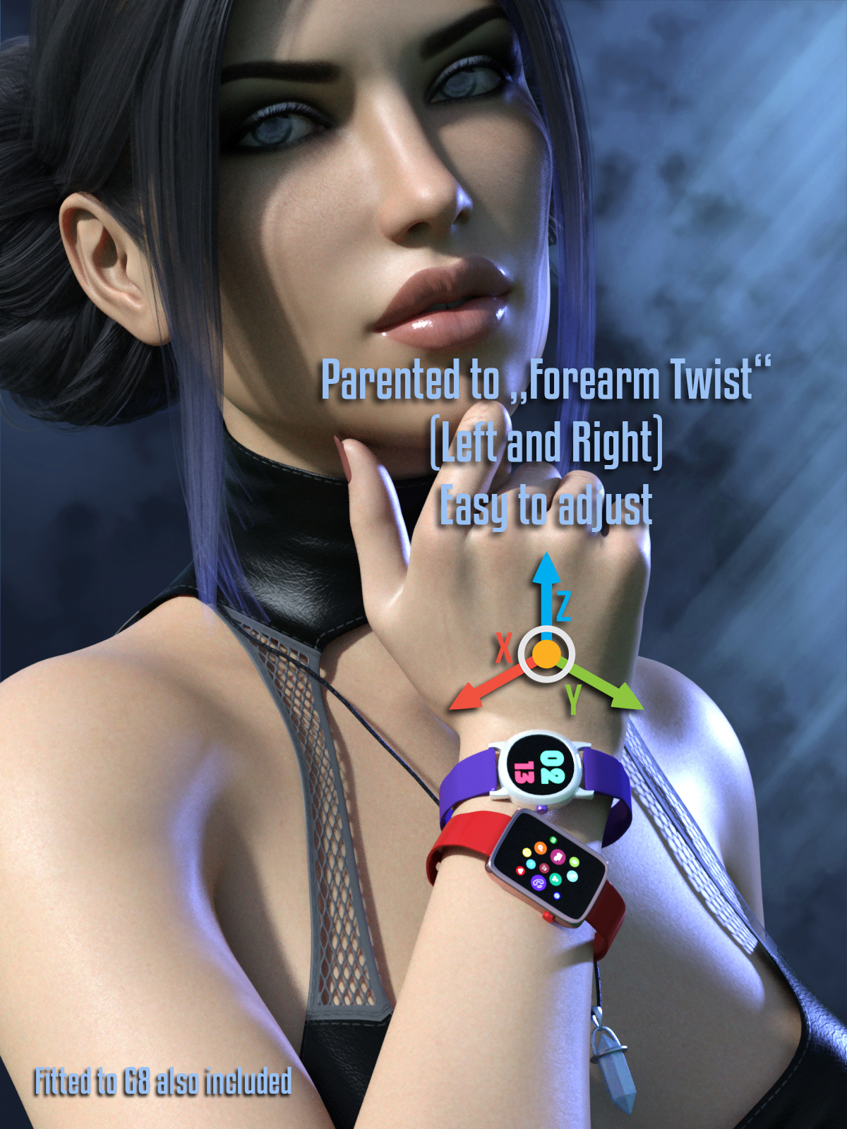Smart Watches for Genesis 8 Female and Male by N/A