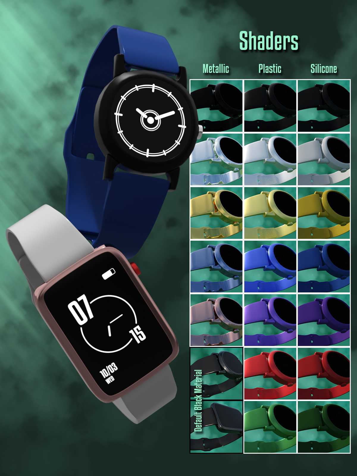 Smart Watches for Genesis 8 Female and Male by N/A