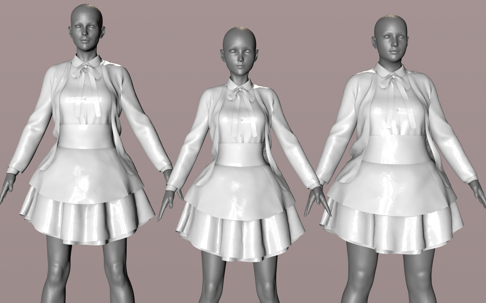 Dforce BW Glothic Outfit for Genesis 8 Female by N/A