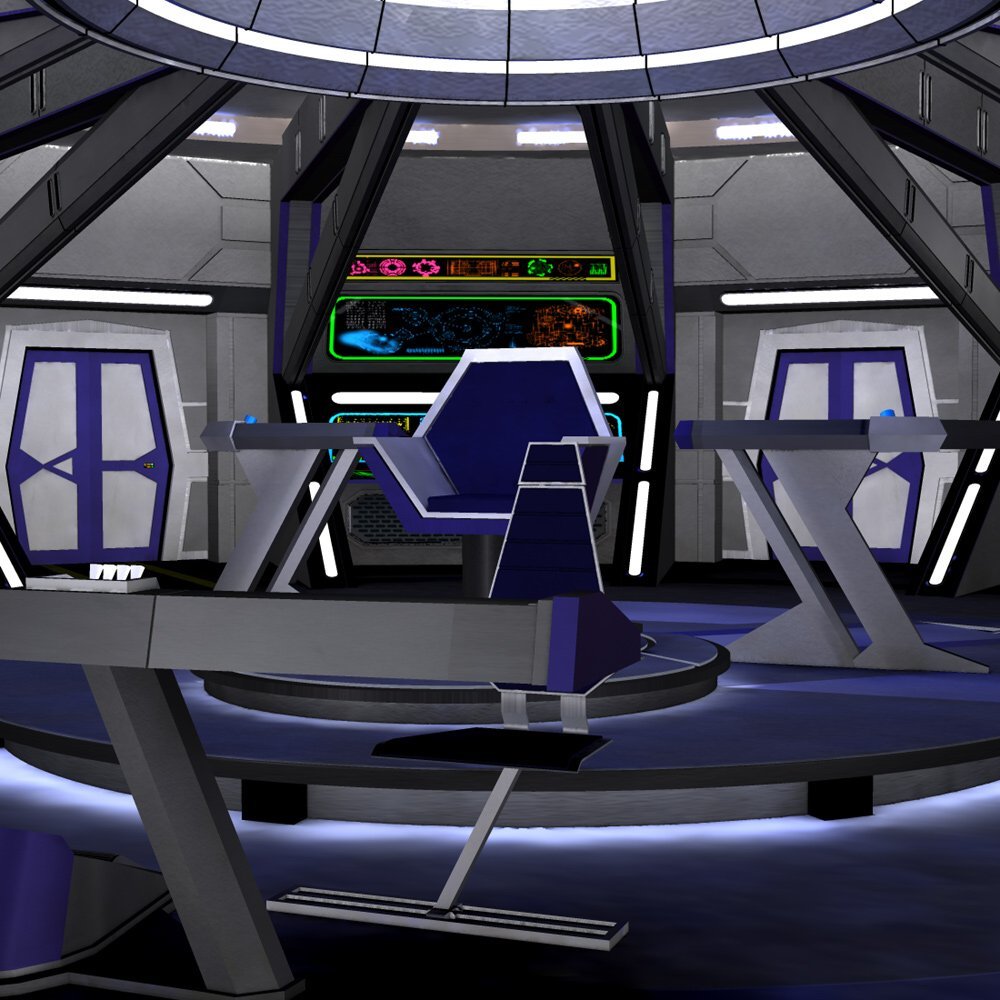 Starship Bridge 17 for Poser by N/A