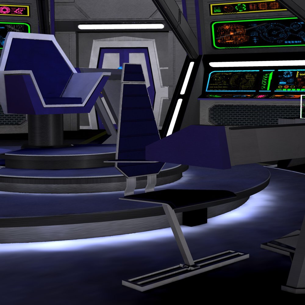 Starship Bridge 17 for Poser by N/A