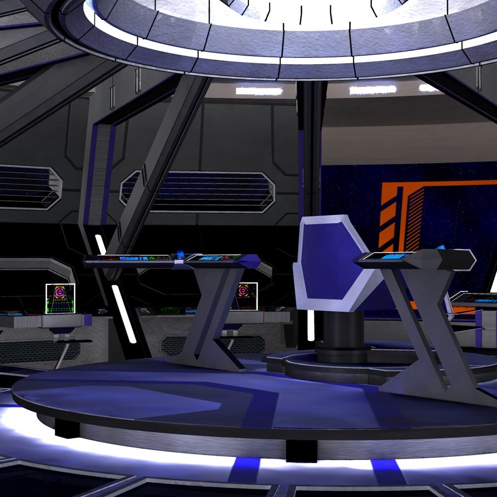 Starship Bridge 17 for Poser by N/A