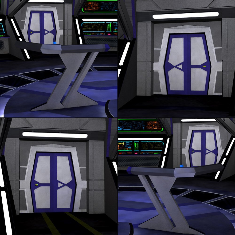 Starship Bridge 17 for Poser by N/A