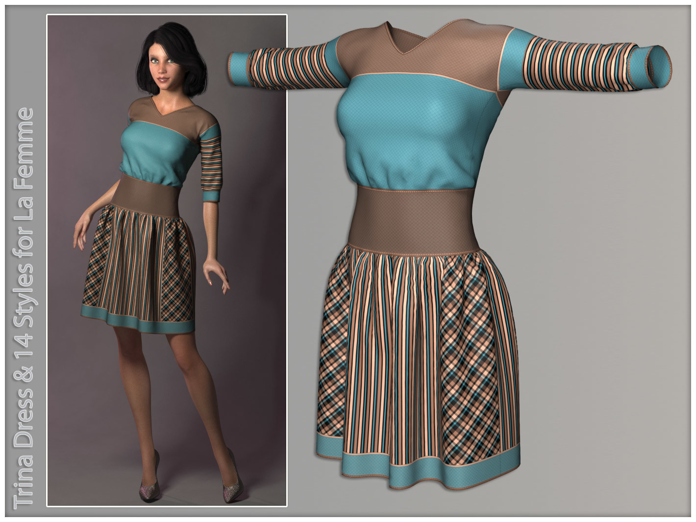 Trina Dress for La Femme by N/A
