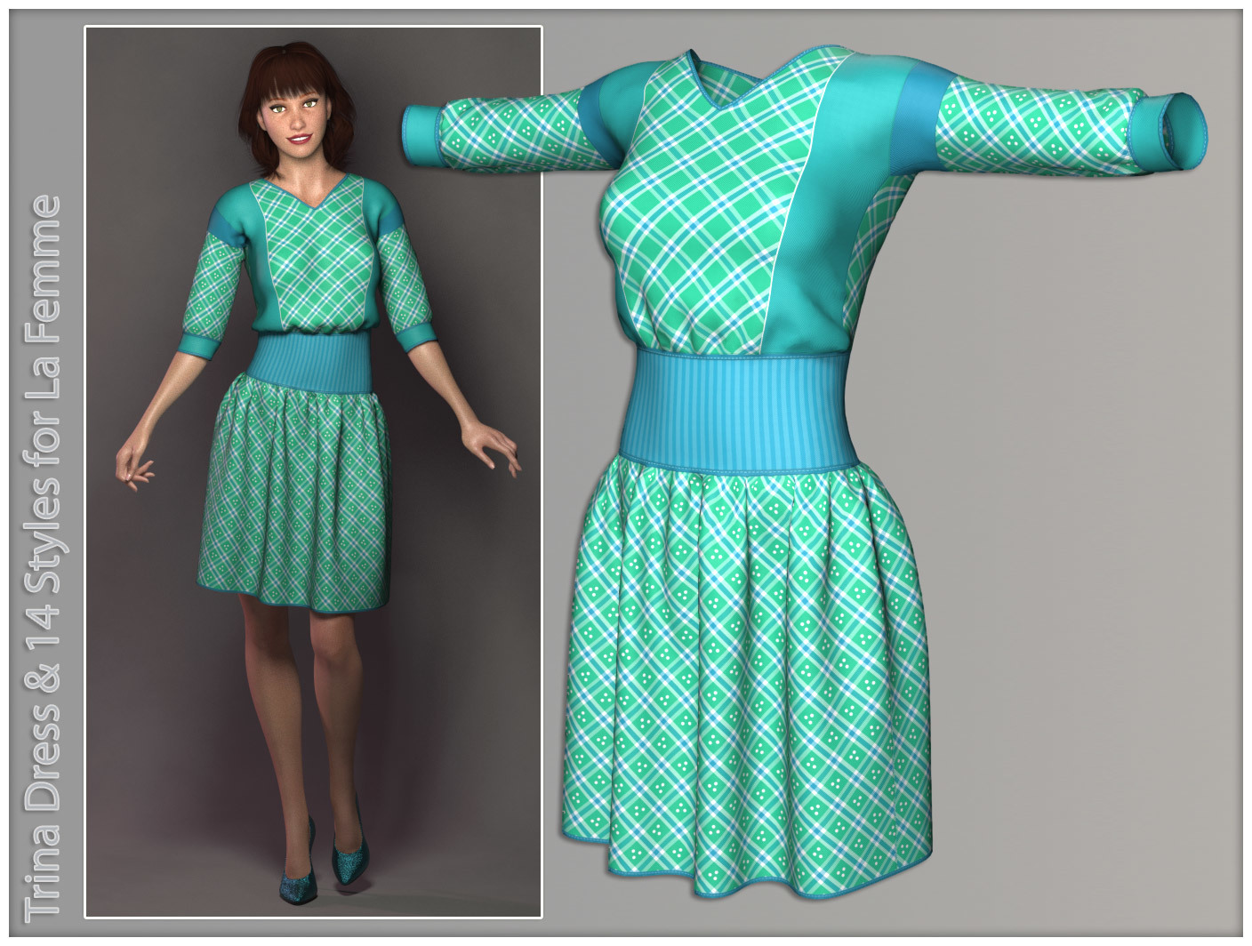 Trina Dress for La Femme by N/A