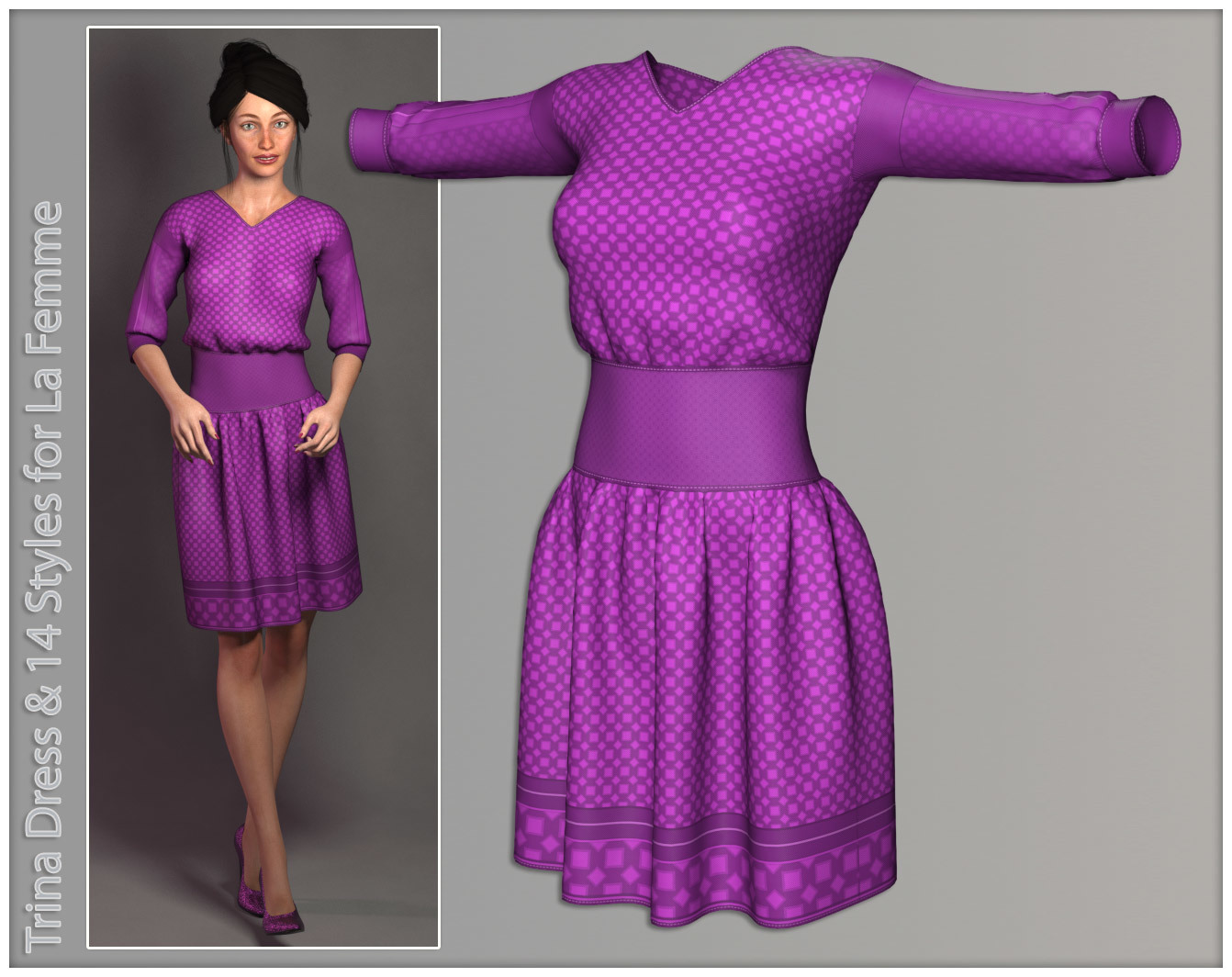 Trina Dress for La Femme by N/A