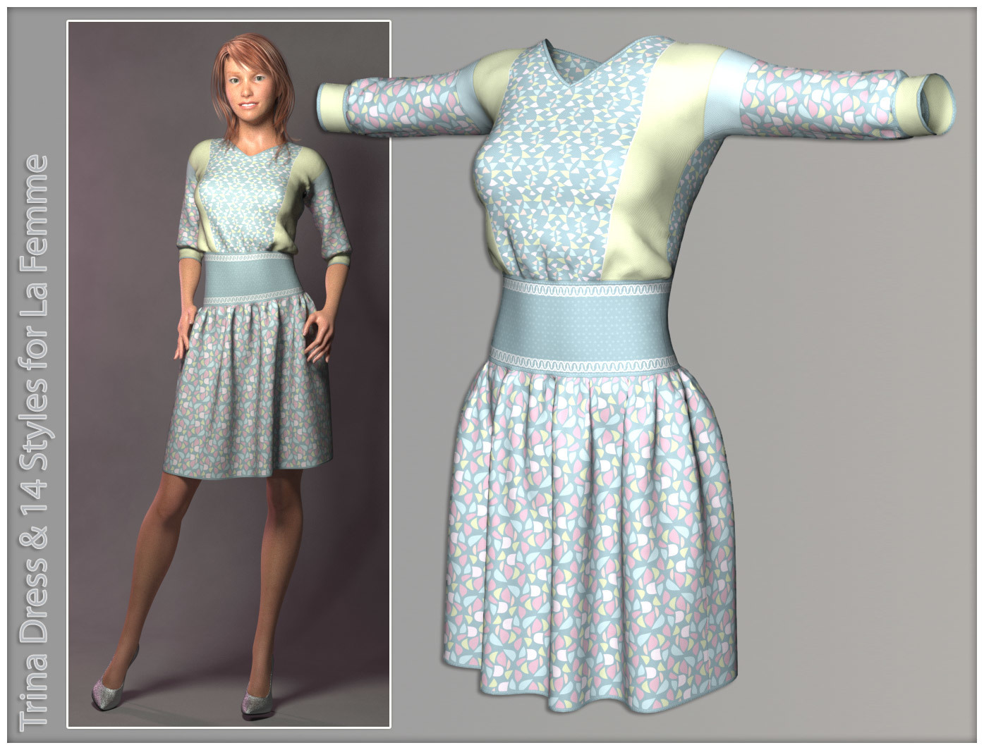 Trina Dress for La Femme by N/A
