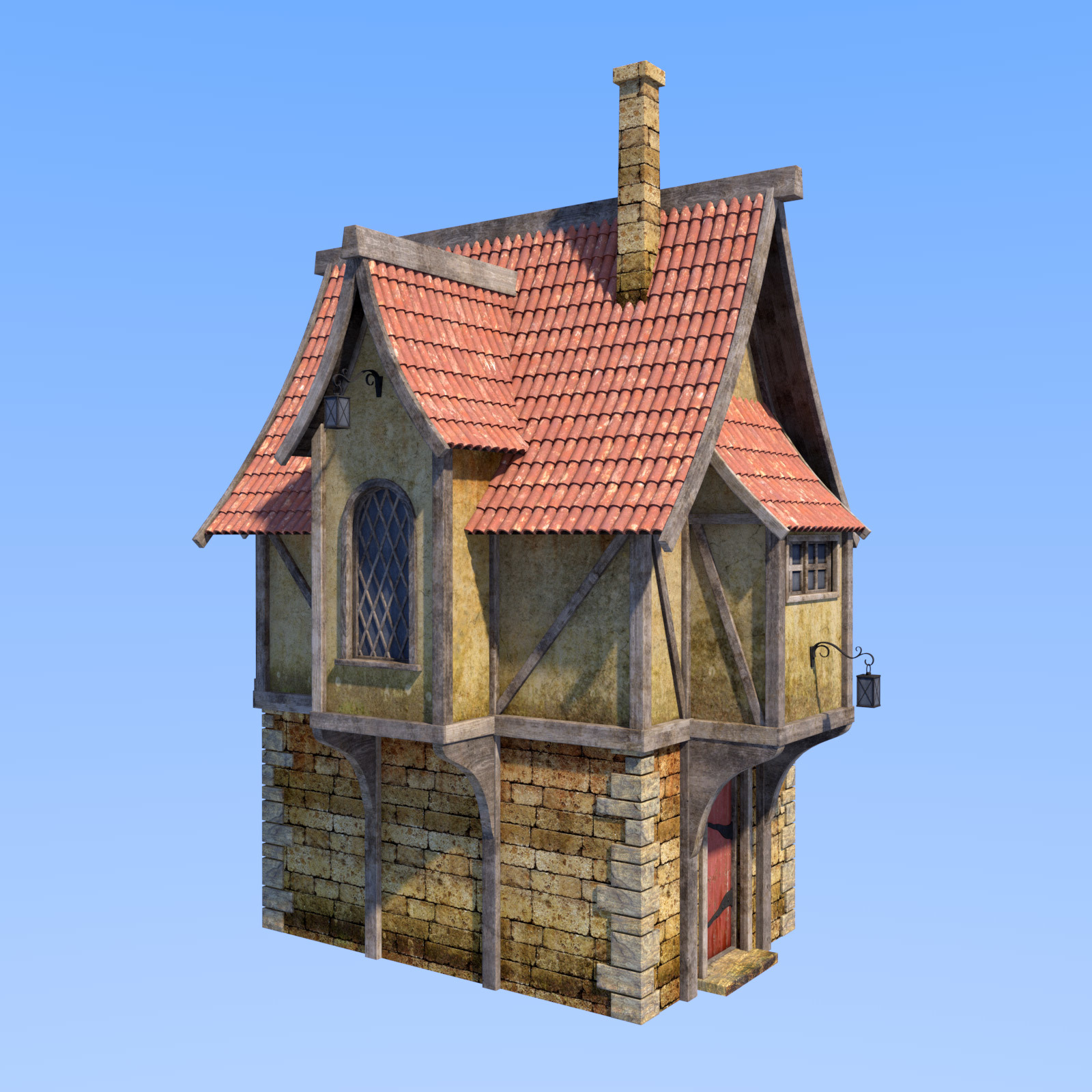 House lighthouse keeper for Daz studio by N/A