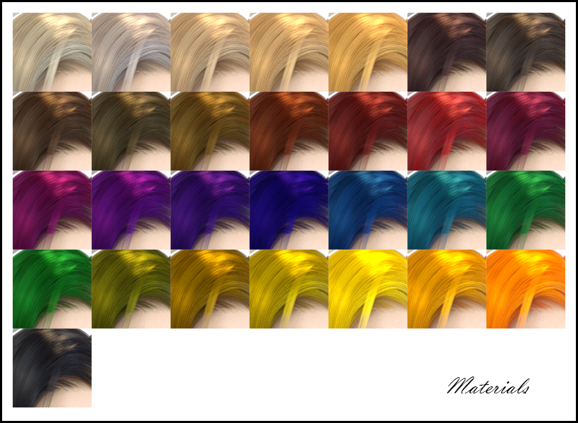 SL Hair for Genesis 8 Female by N/A