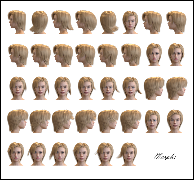 SL Hair for Genesis 8 Female by N/A