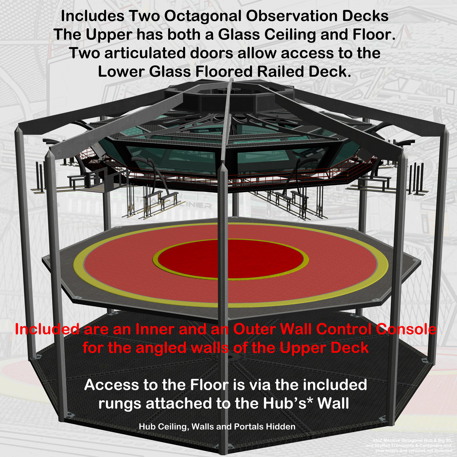 AtoZ Massive Oct Hub SkyRail and Observation Decks I v1 by N/A