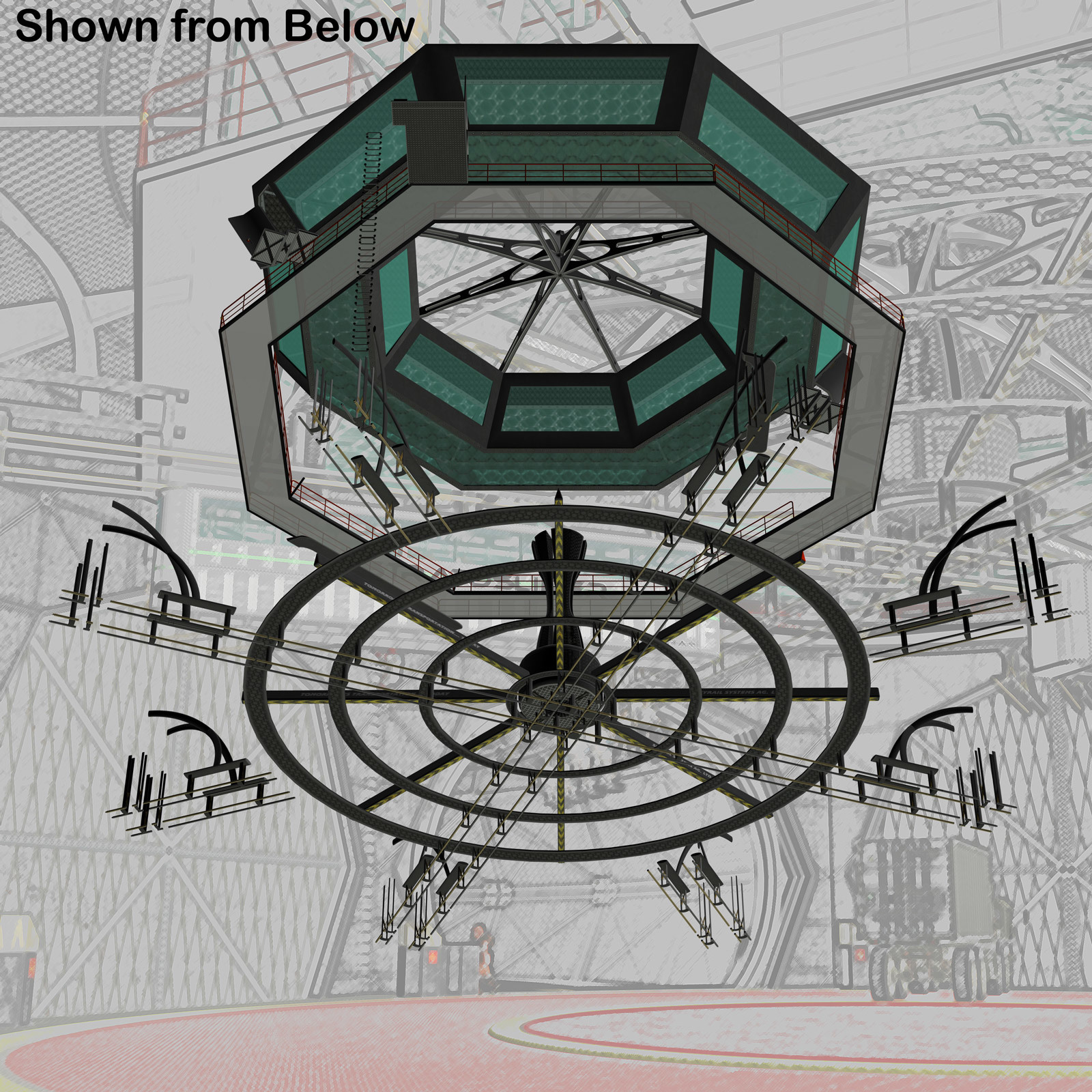 AtoZ Massive Oct Hub SkyRail and Observation Decks I v1 by N/A