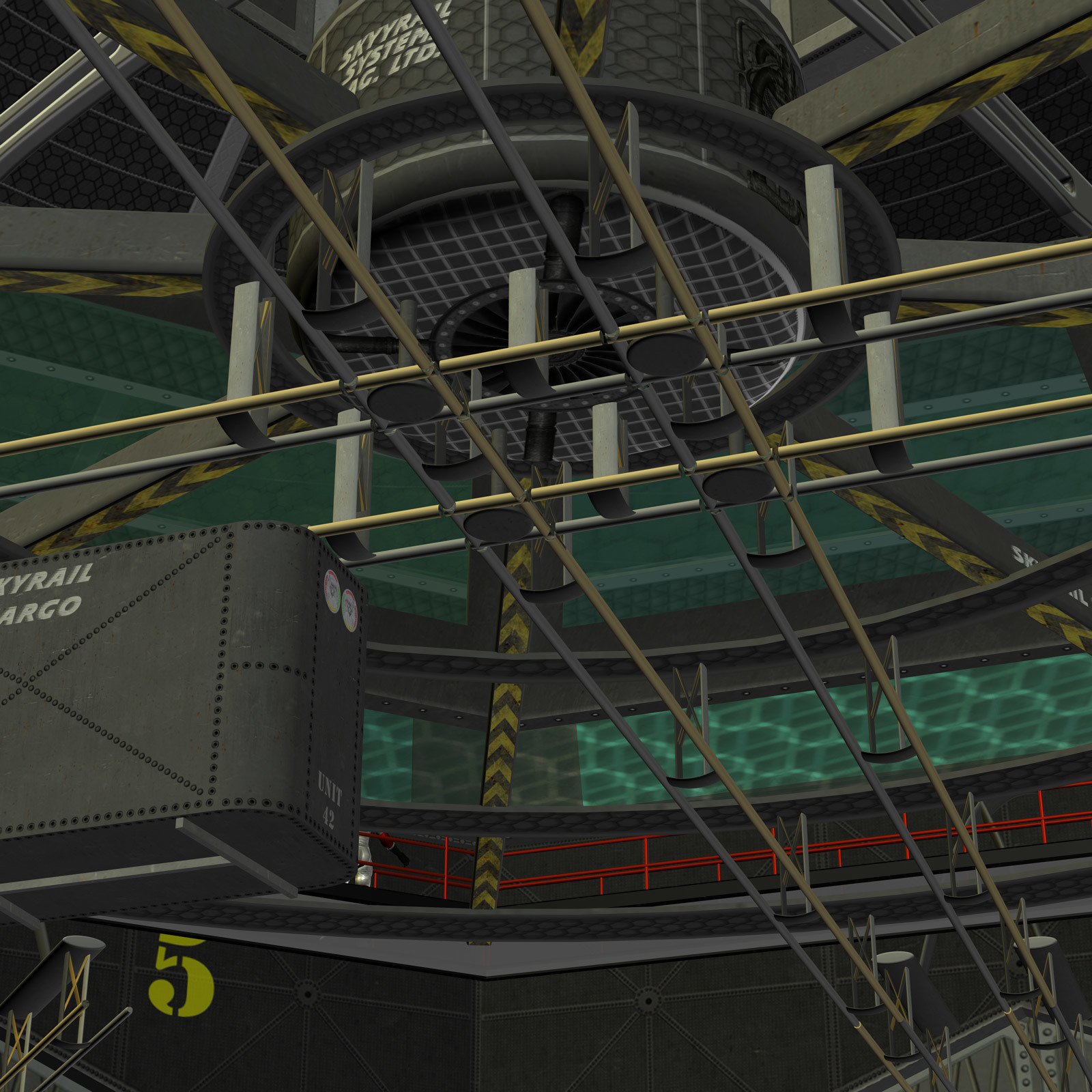 AtoZ Massive Oct Hub SkyRail and Observation Decks I v1 by N/A