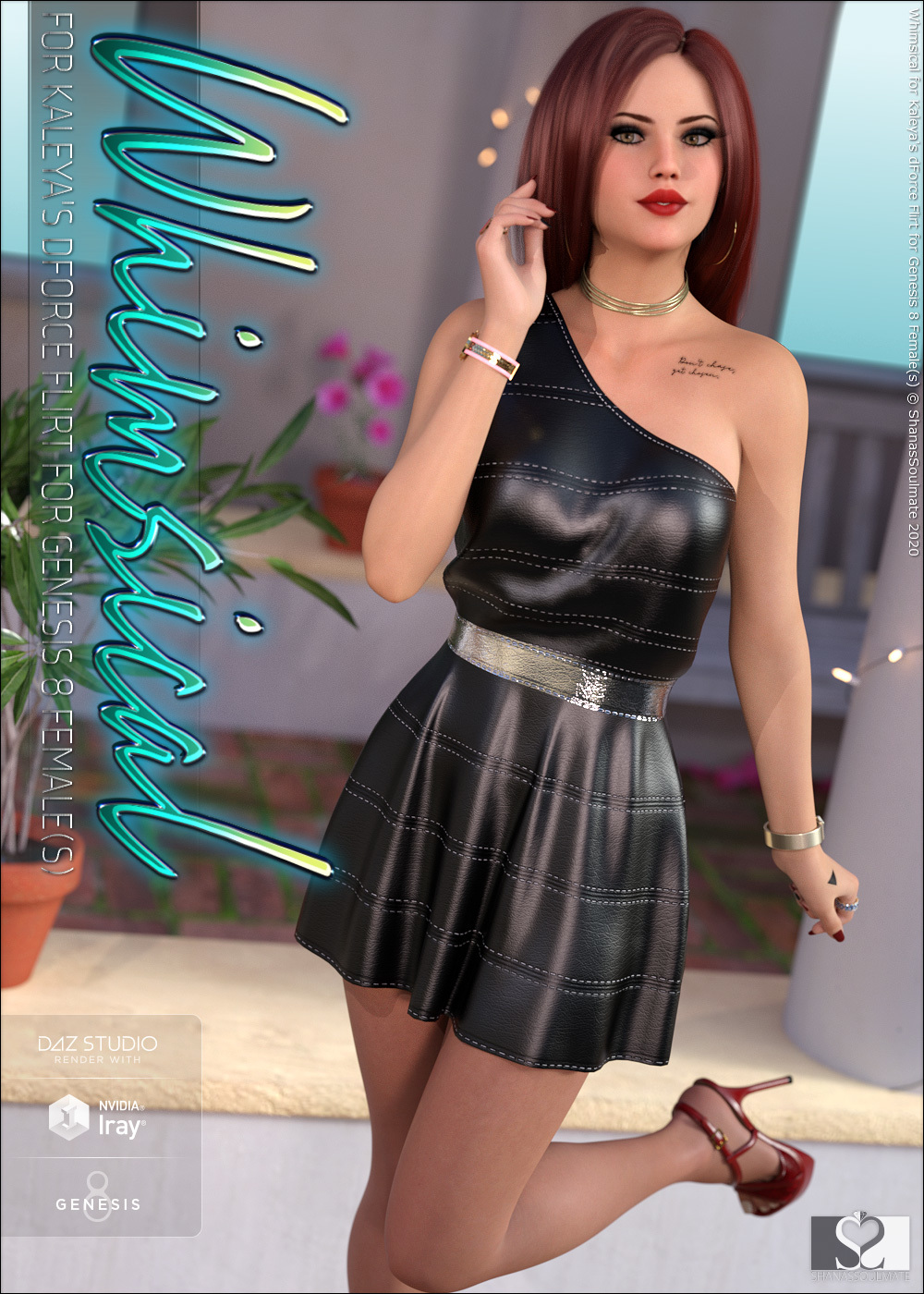 Whimsical for dForce Flirt for Genesis 8 Female(s) by N/A