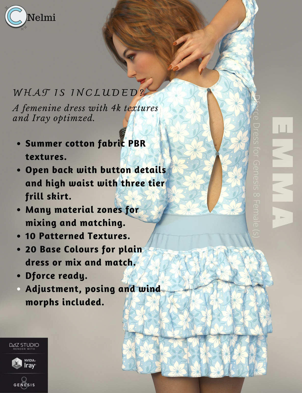 Nelmi - Dforce Emma Dress G8F by N/A