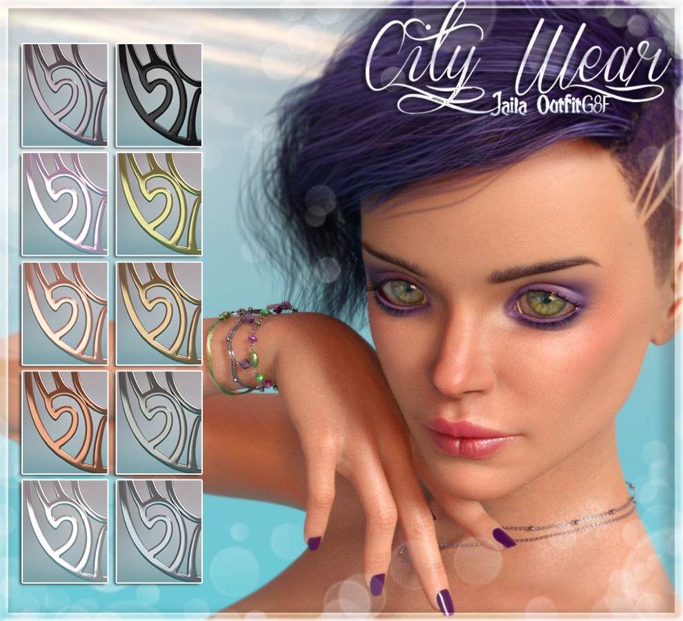 CityWear Jaila Outfit G8F by N/A
