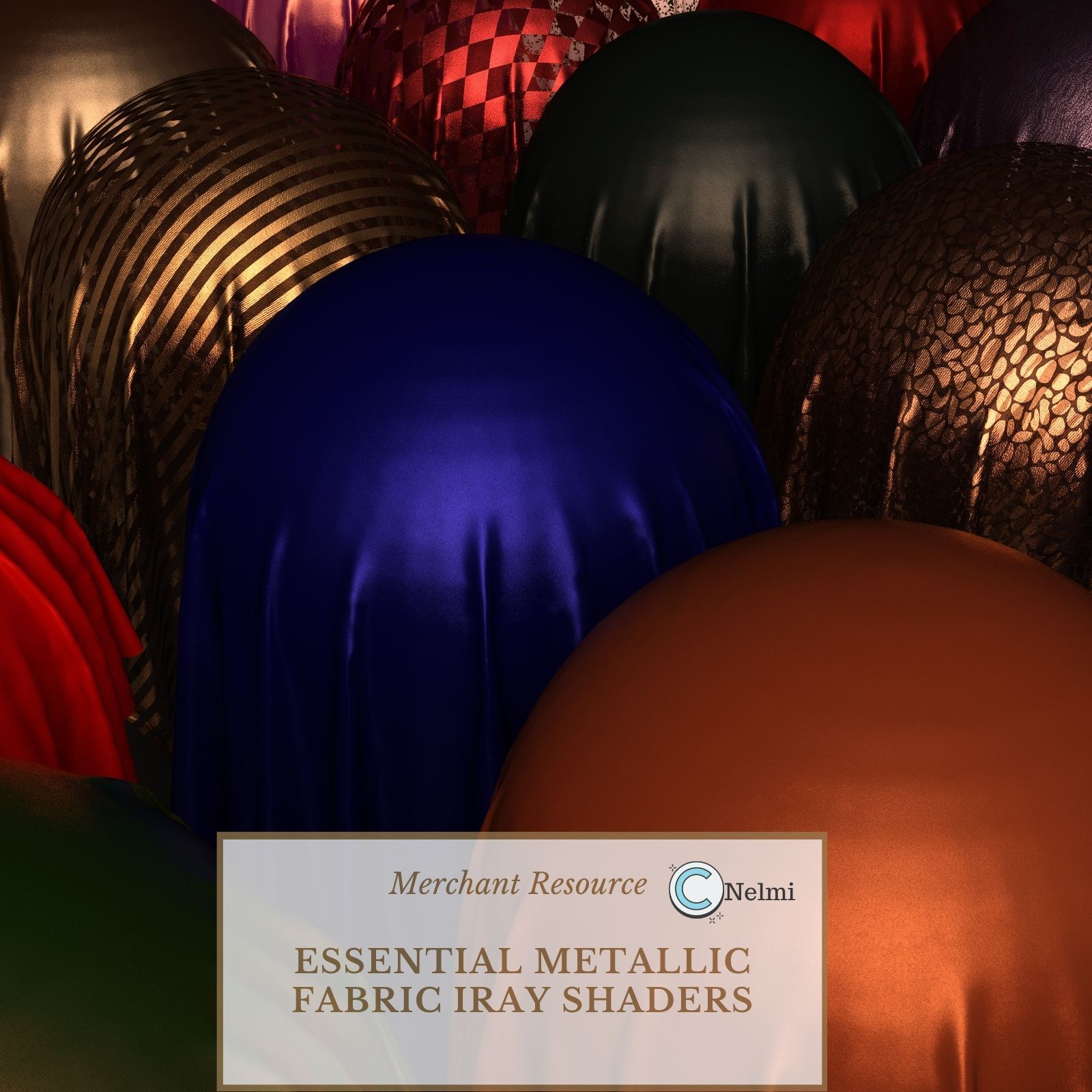 Essential Metallic Fabric Iray Shaders by N/A