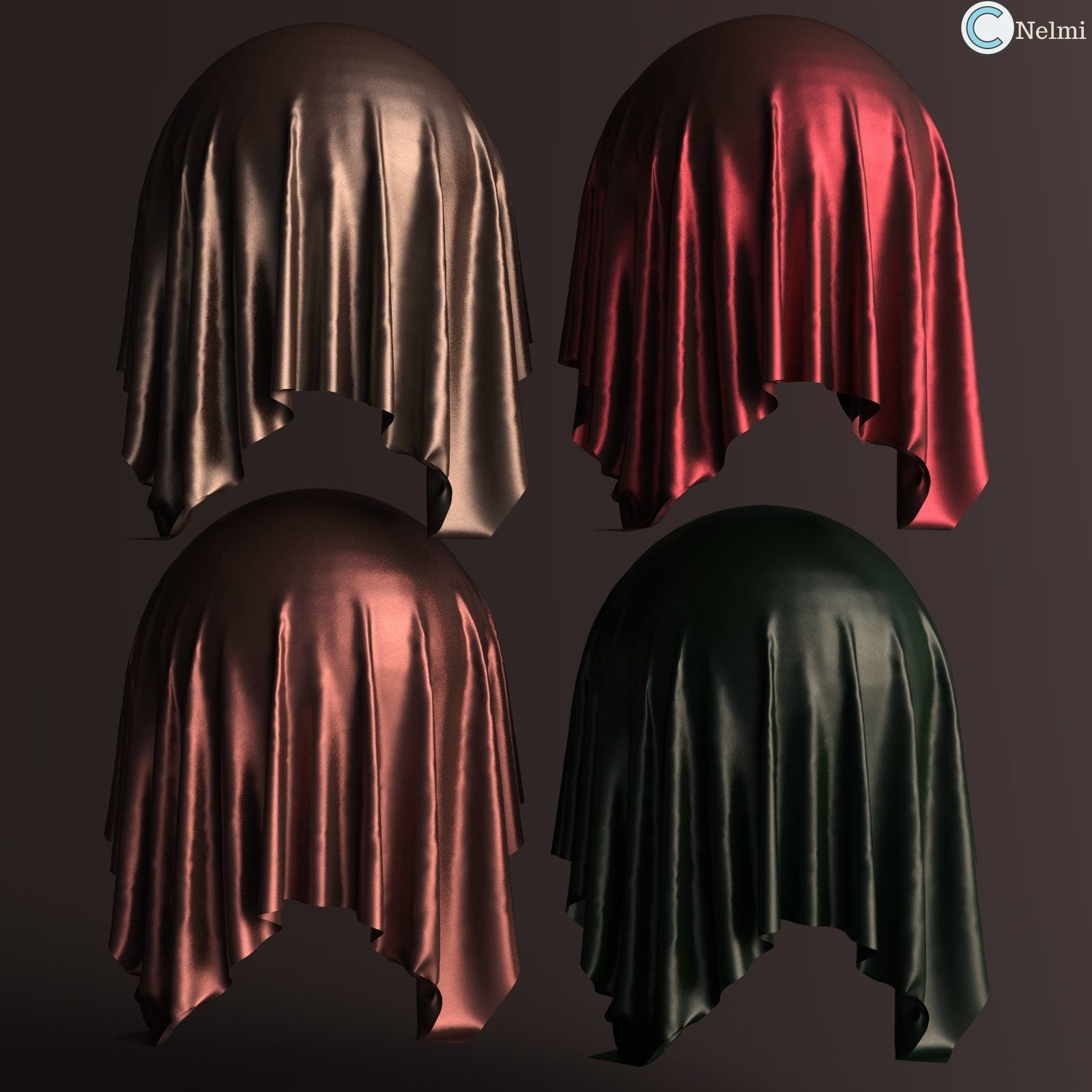 Essential Metallic Fabric Iray Shaders by N/A
