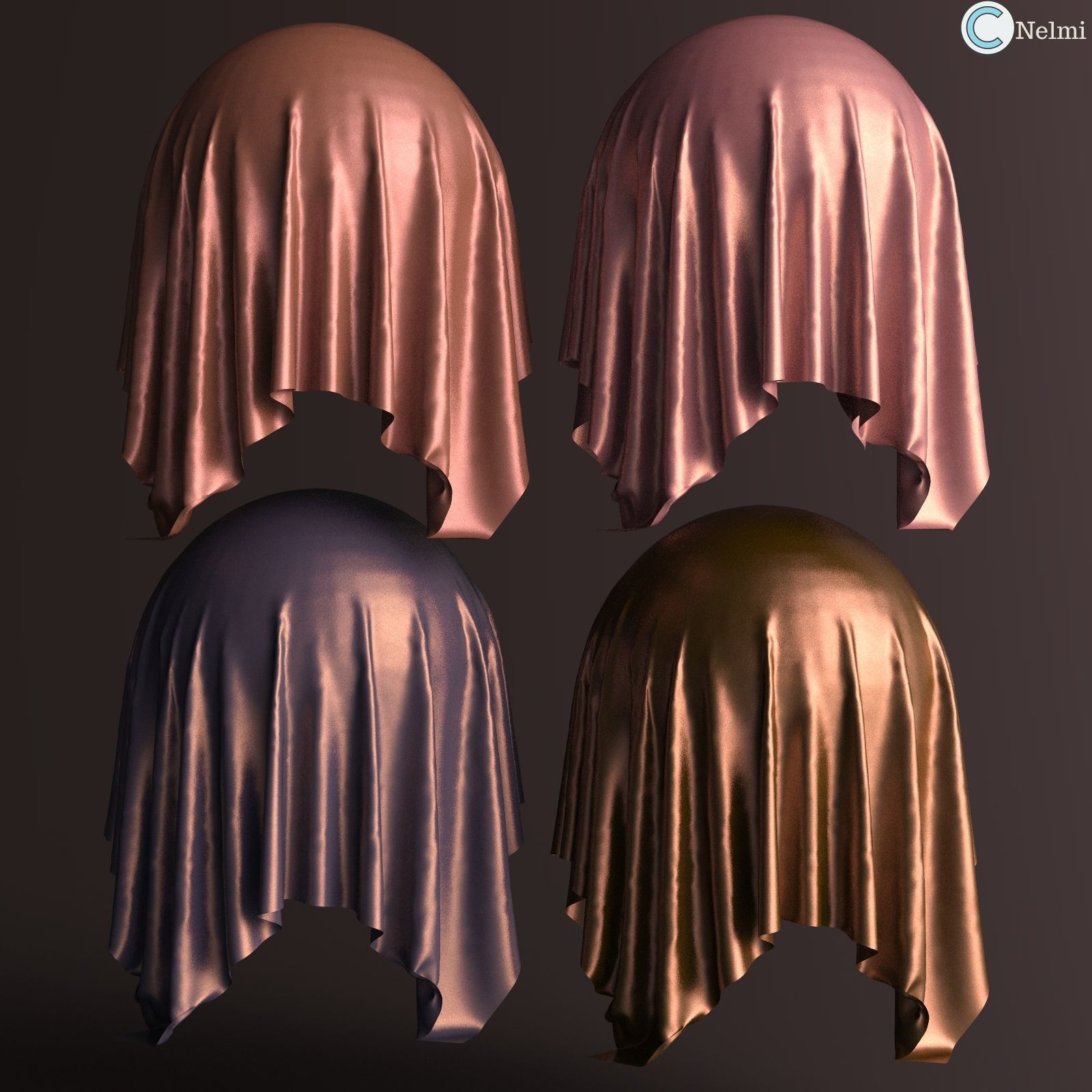 Essential Metallic Fabric Iray Shaders by N/A