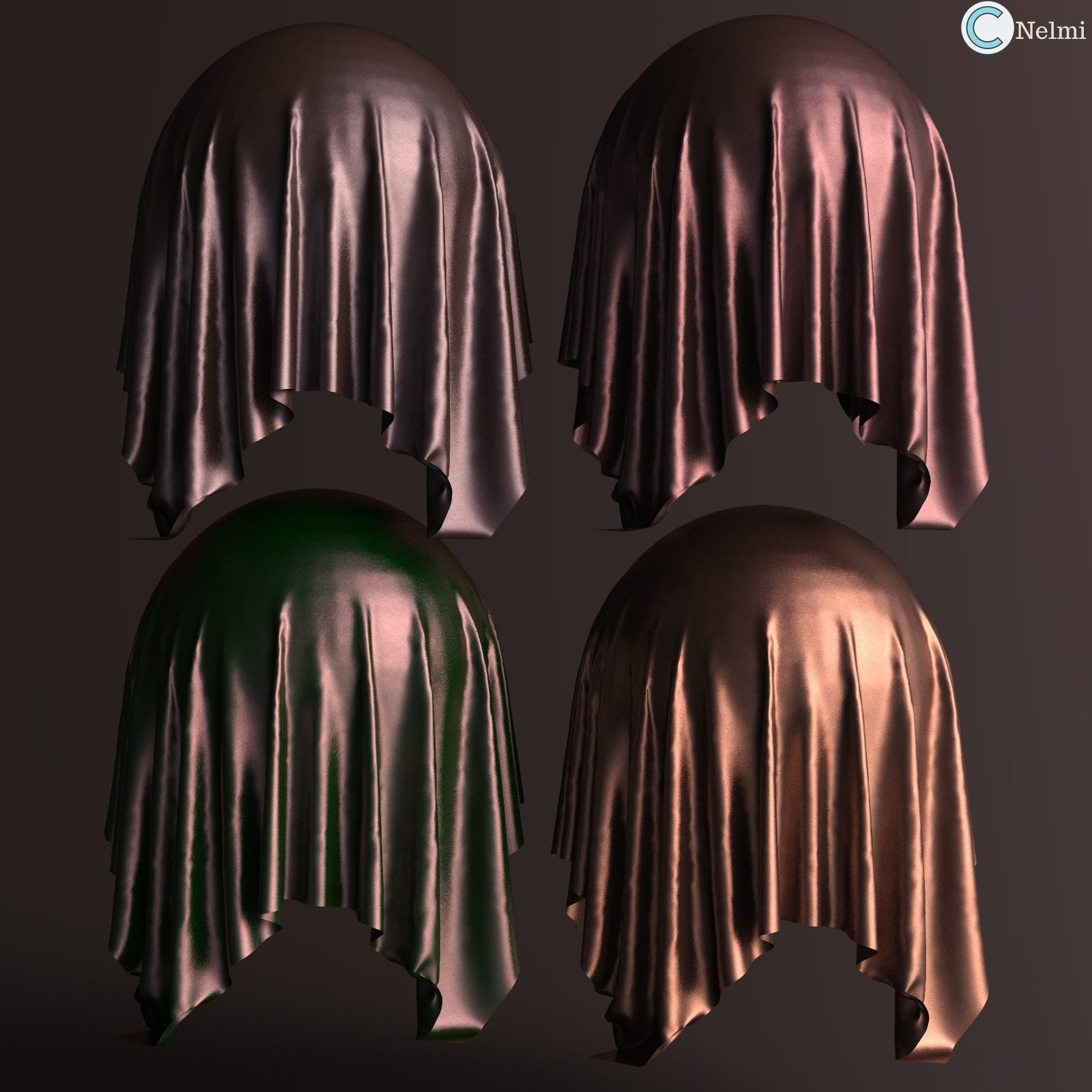Essential Metallic Fabric Iray Shaders by N/A