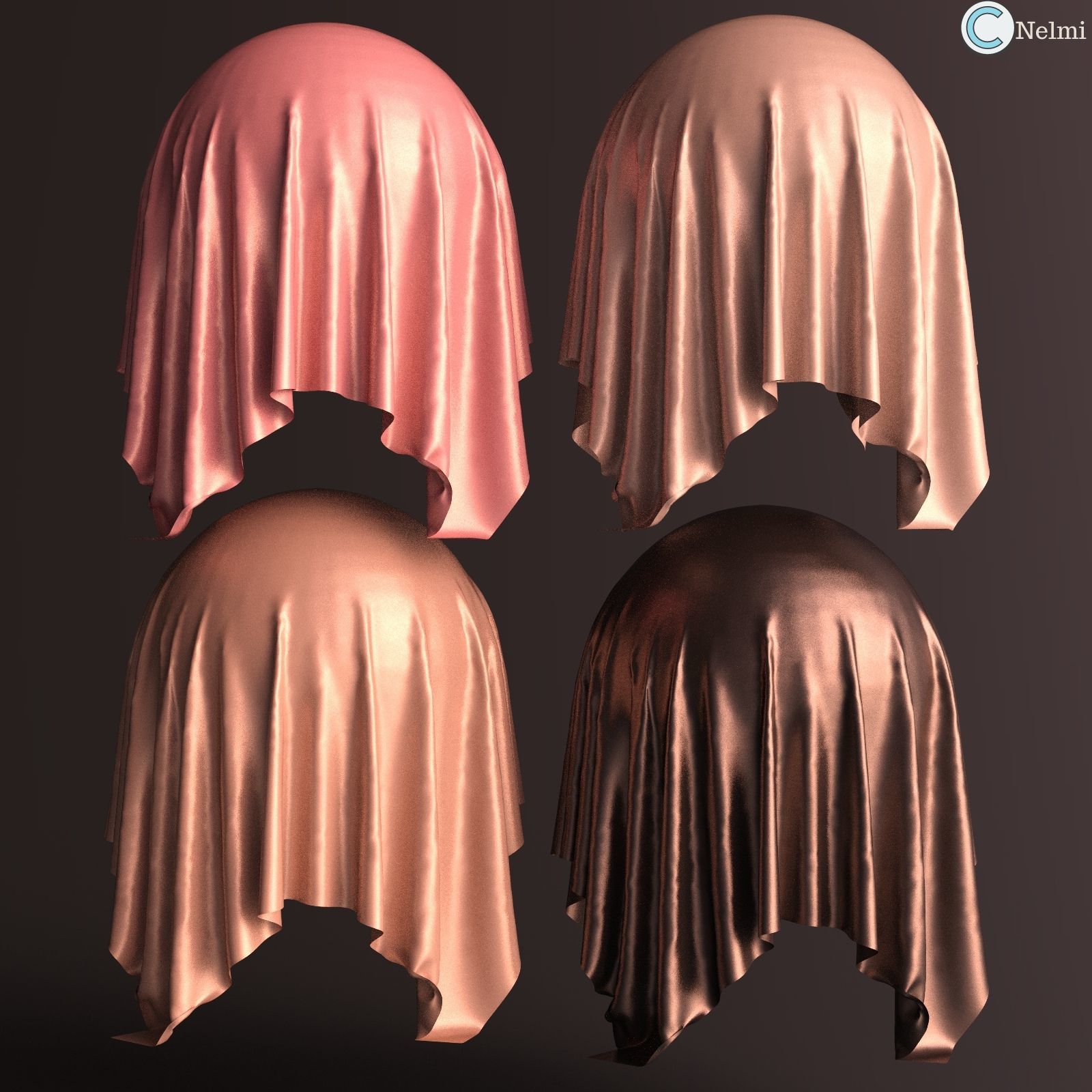 Essential Metallic Fabric Iray Shaders by N/A