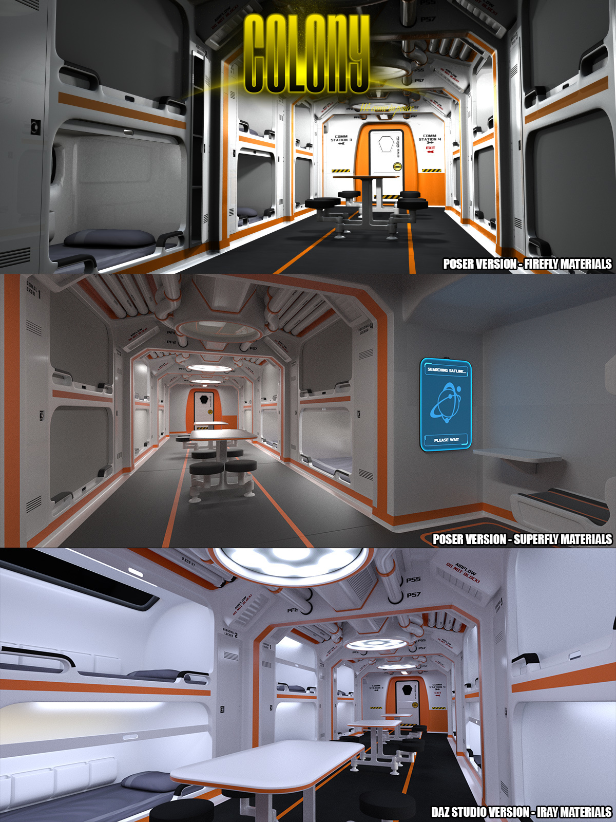 Colony CQ Block for Poser and DS by N/A