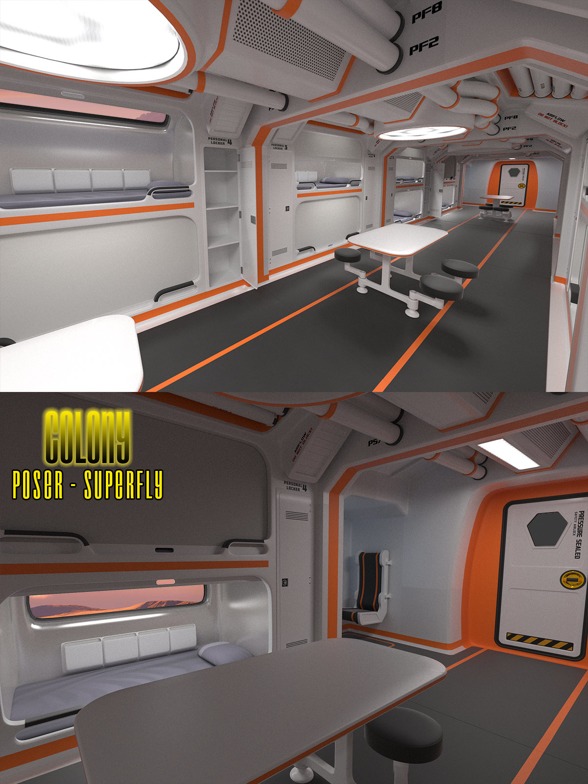 Colony CQ Block for Poser and DS by N/A