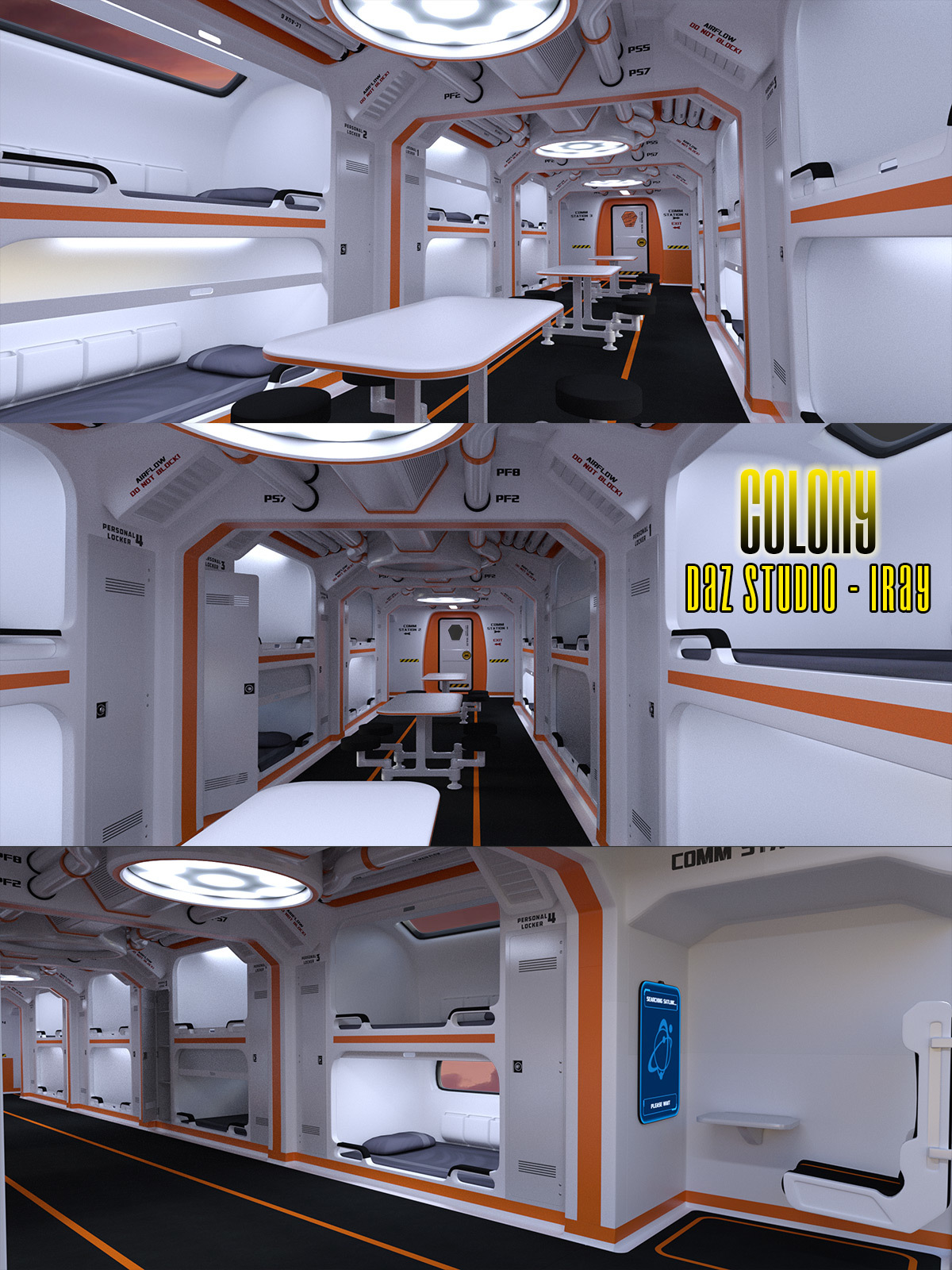 Colony CQ Block for Poser and DS by N/A
