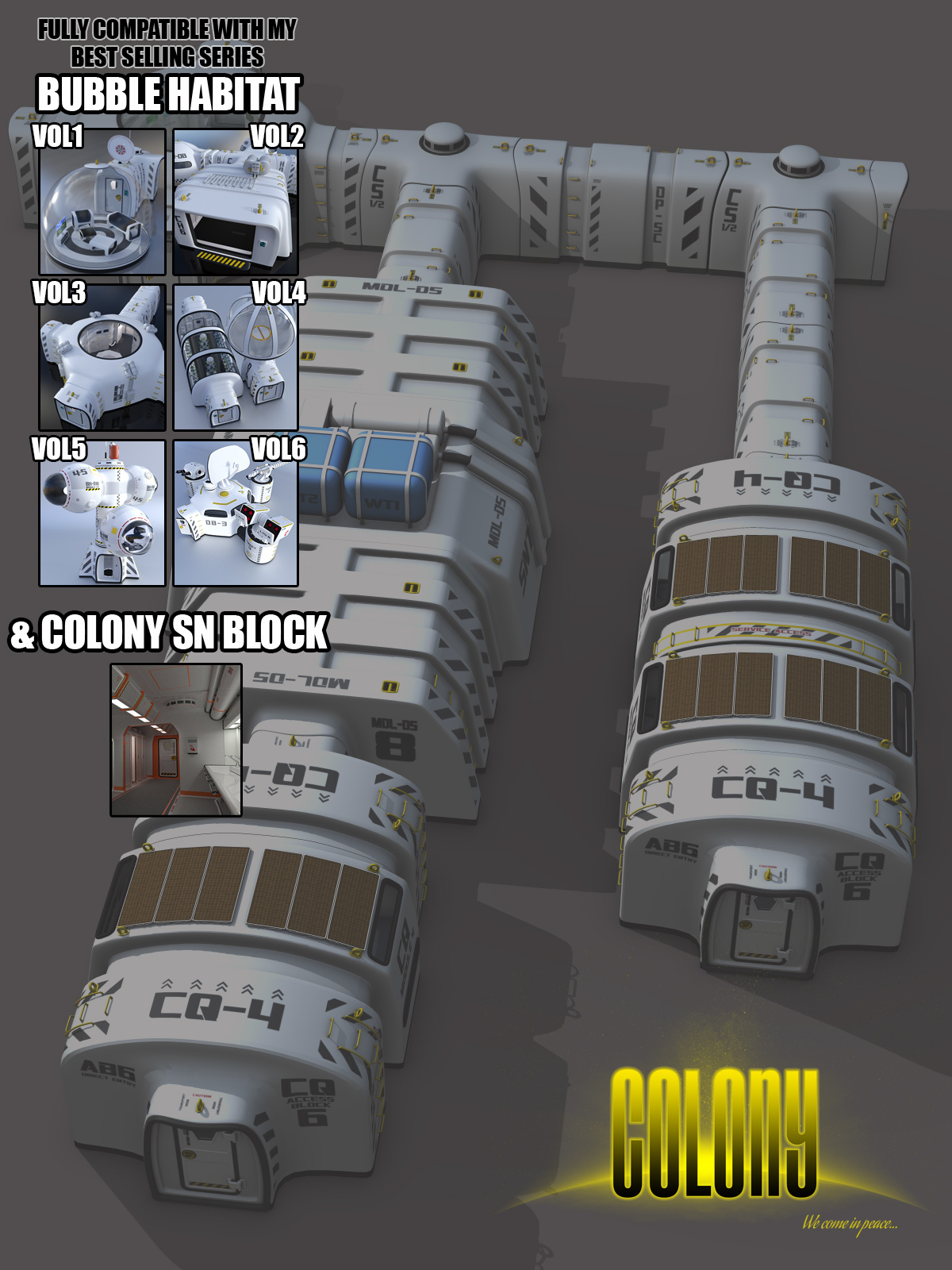 Colony CQ Block for Poser and DS by N/A
