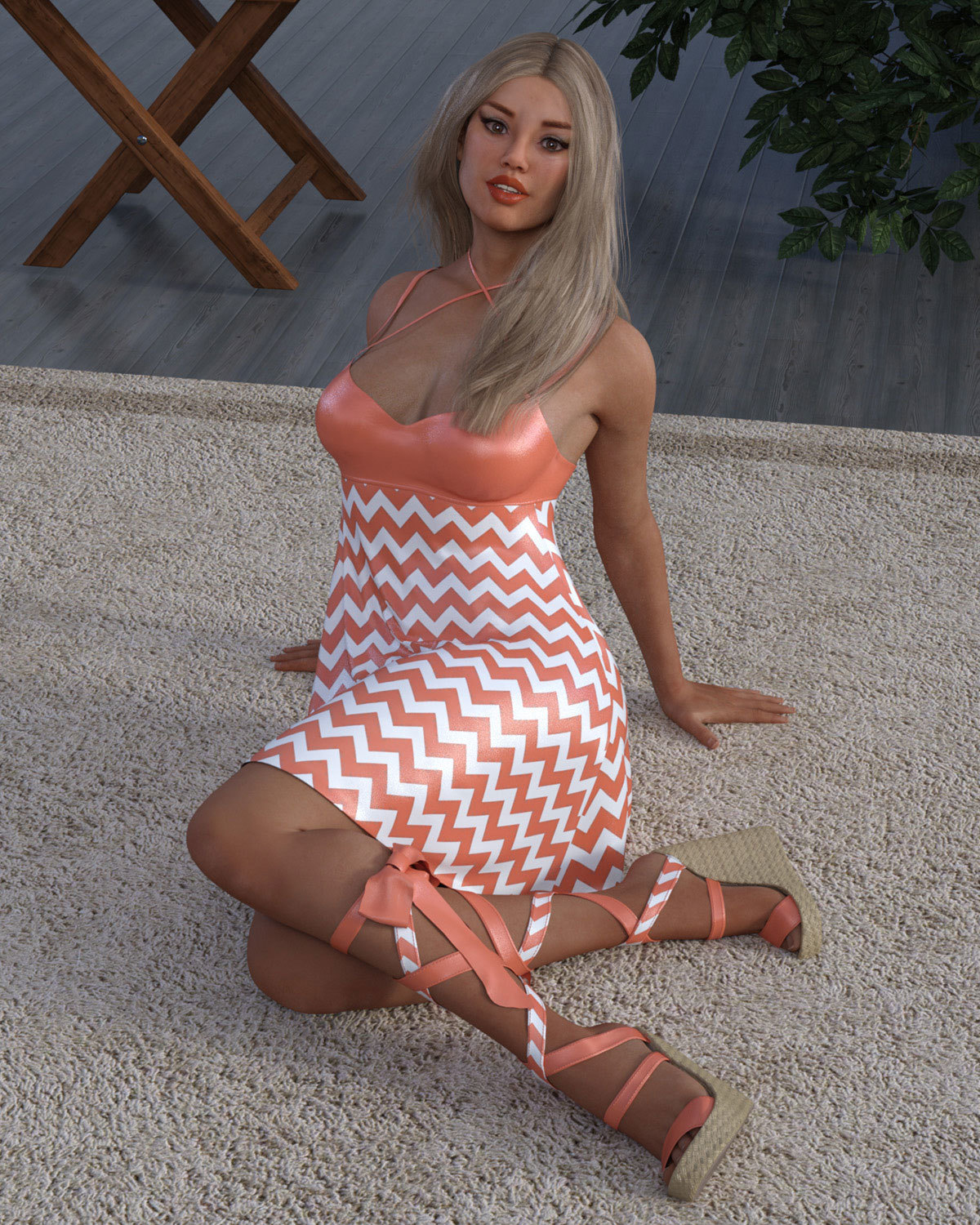 Guapa dForce outfit for Genesis 8 Females by N/A