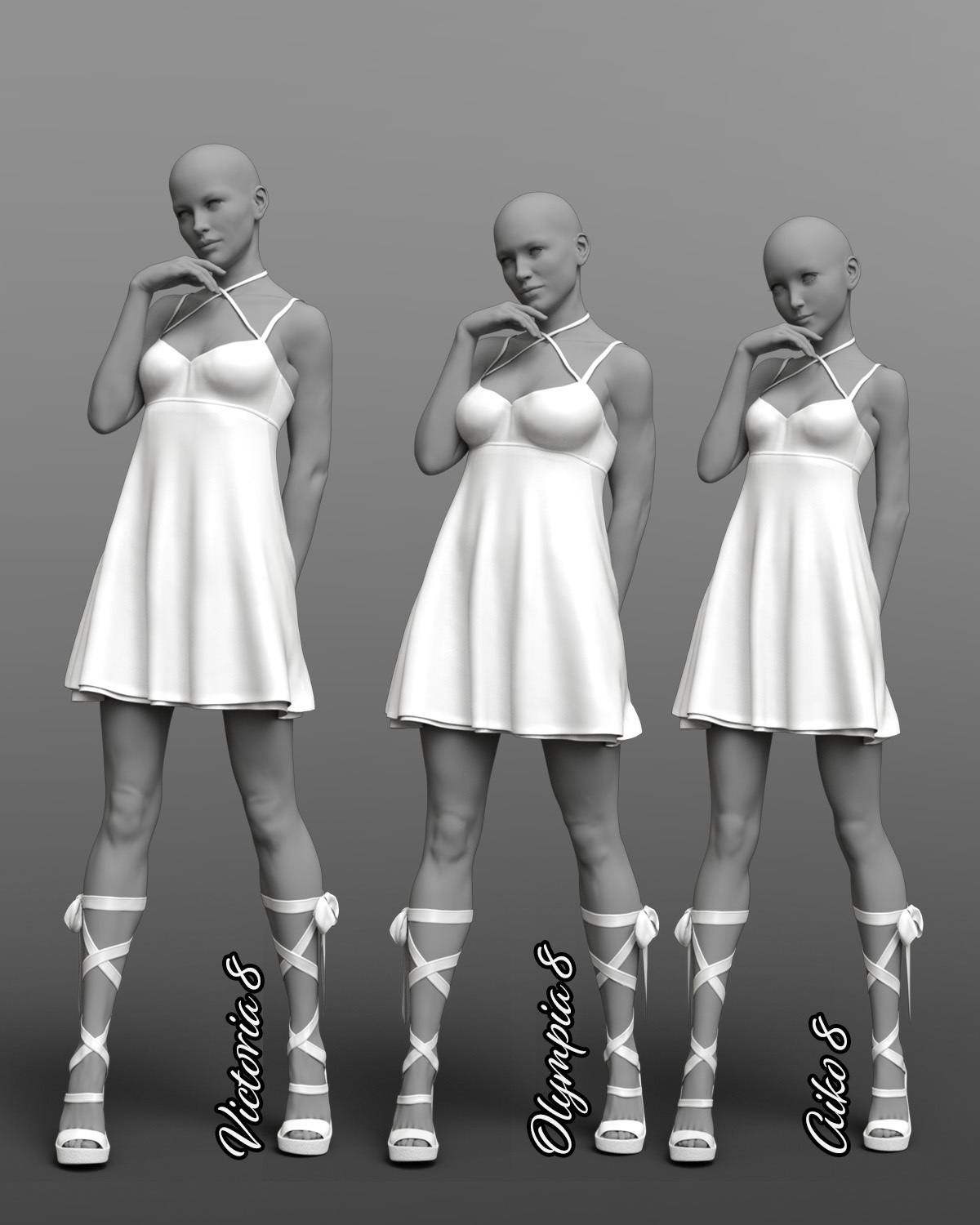 Guapa dForce outfit for Genesis 8 Females by N/A
