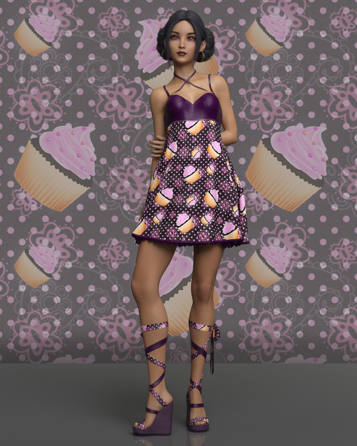 Guapa dForce outfit for Genesis 8 Females by N/A