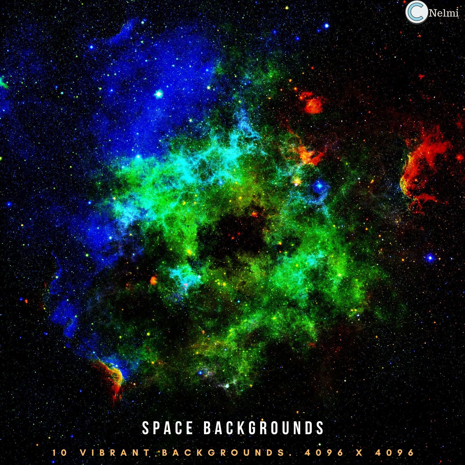 10 Space Backgrounds by N/A