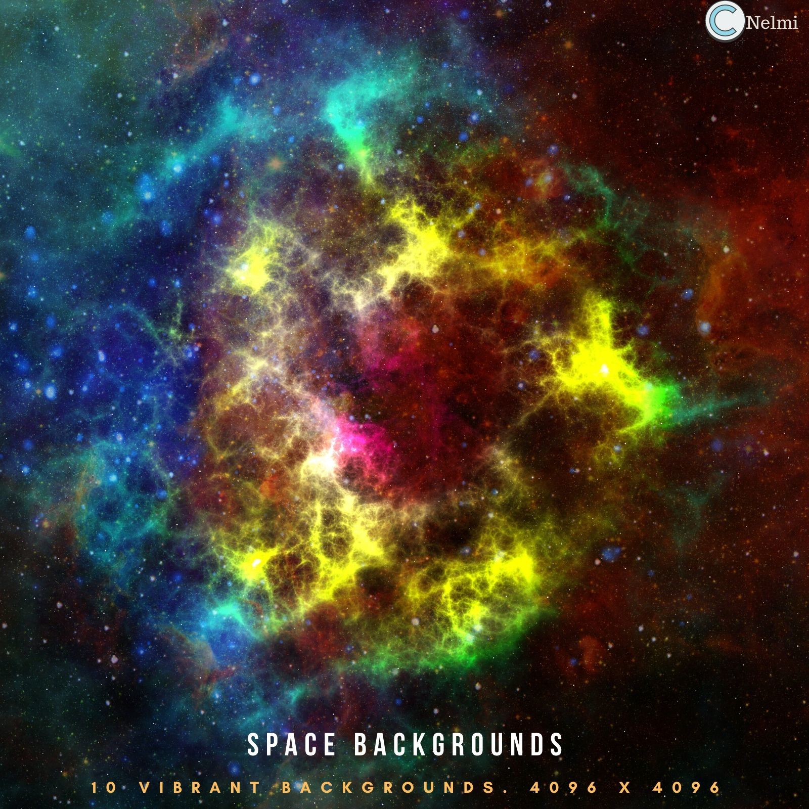 10 Space Backgrounds by N/A