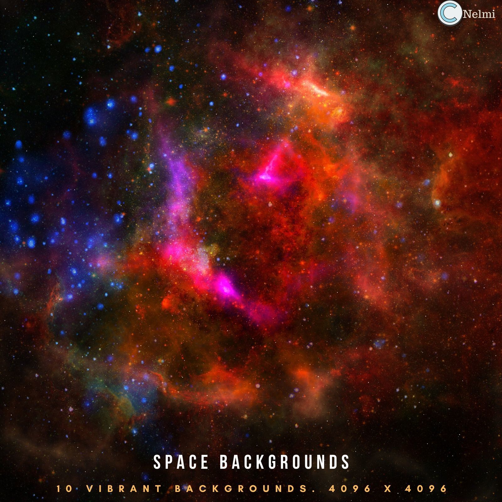 10 Space Backgrounds by N/A