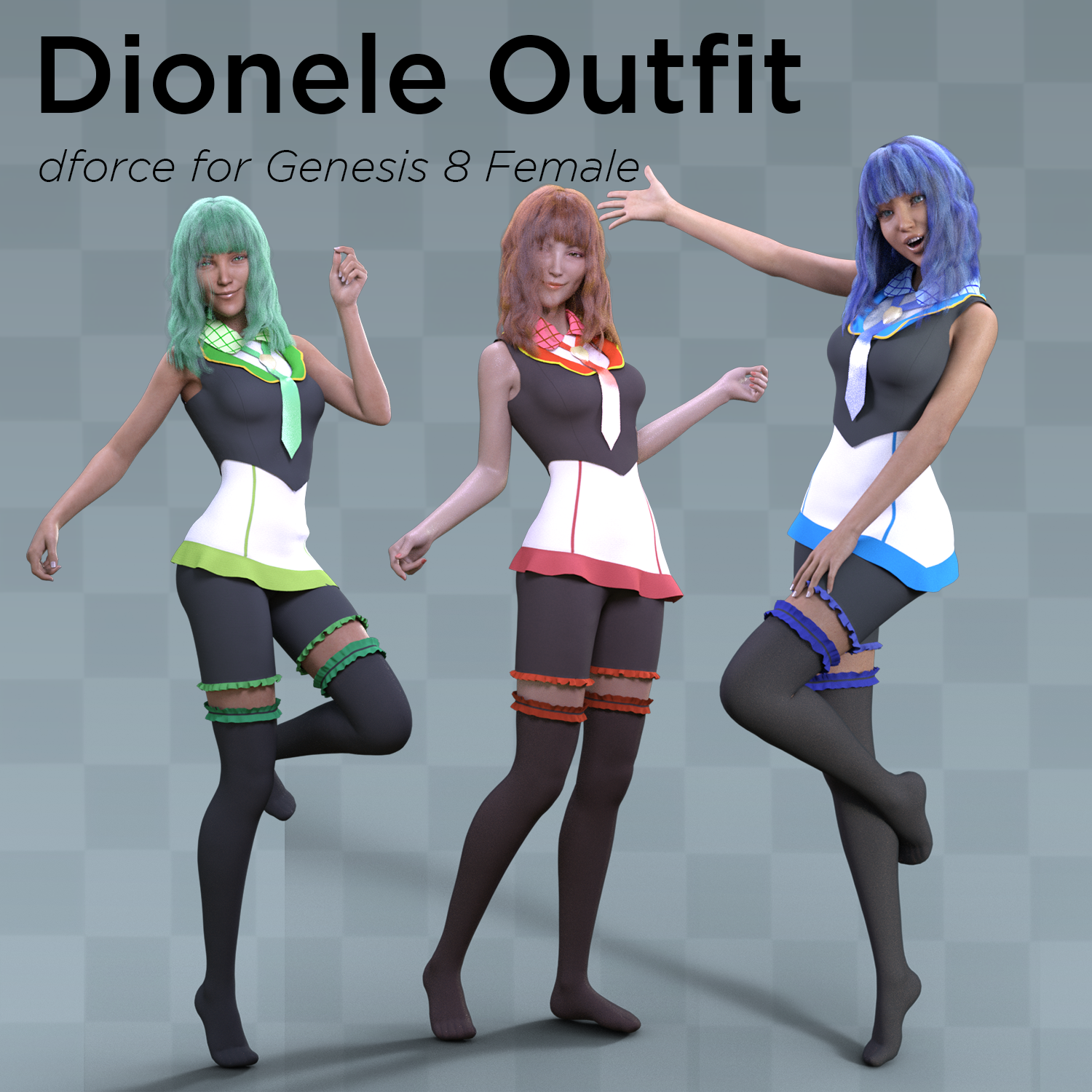 Dionele Outfit for Genesis 8 Female by N/A